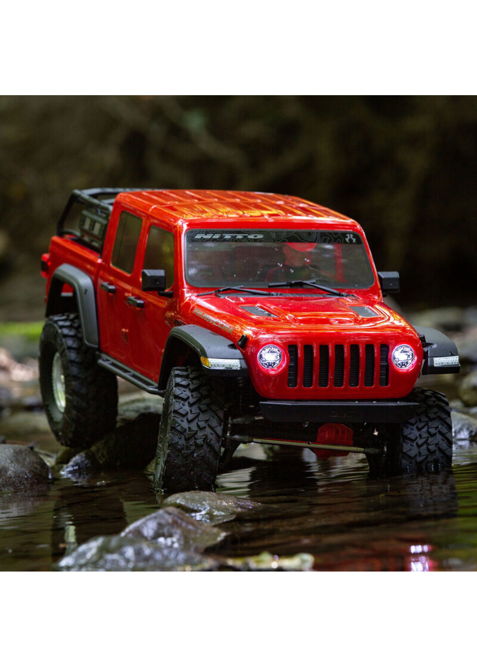 Axial 1/10 SCX10 III Jeep JT Gladiator with Portals RTR - Red