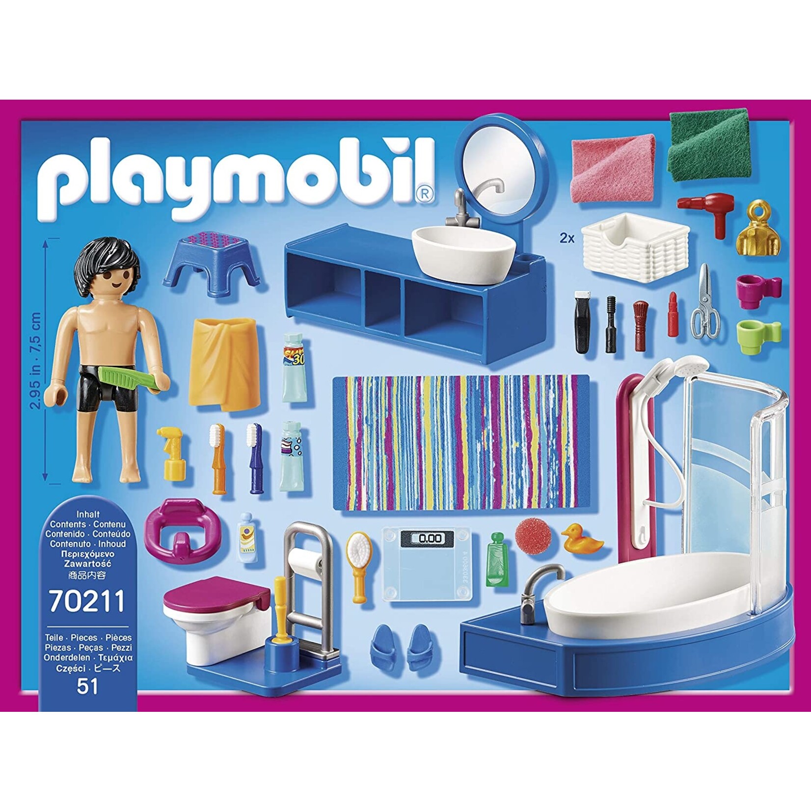 Playmobil 70211 - Bathroom with Tub