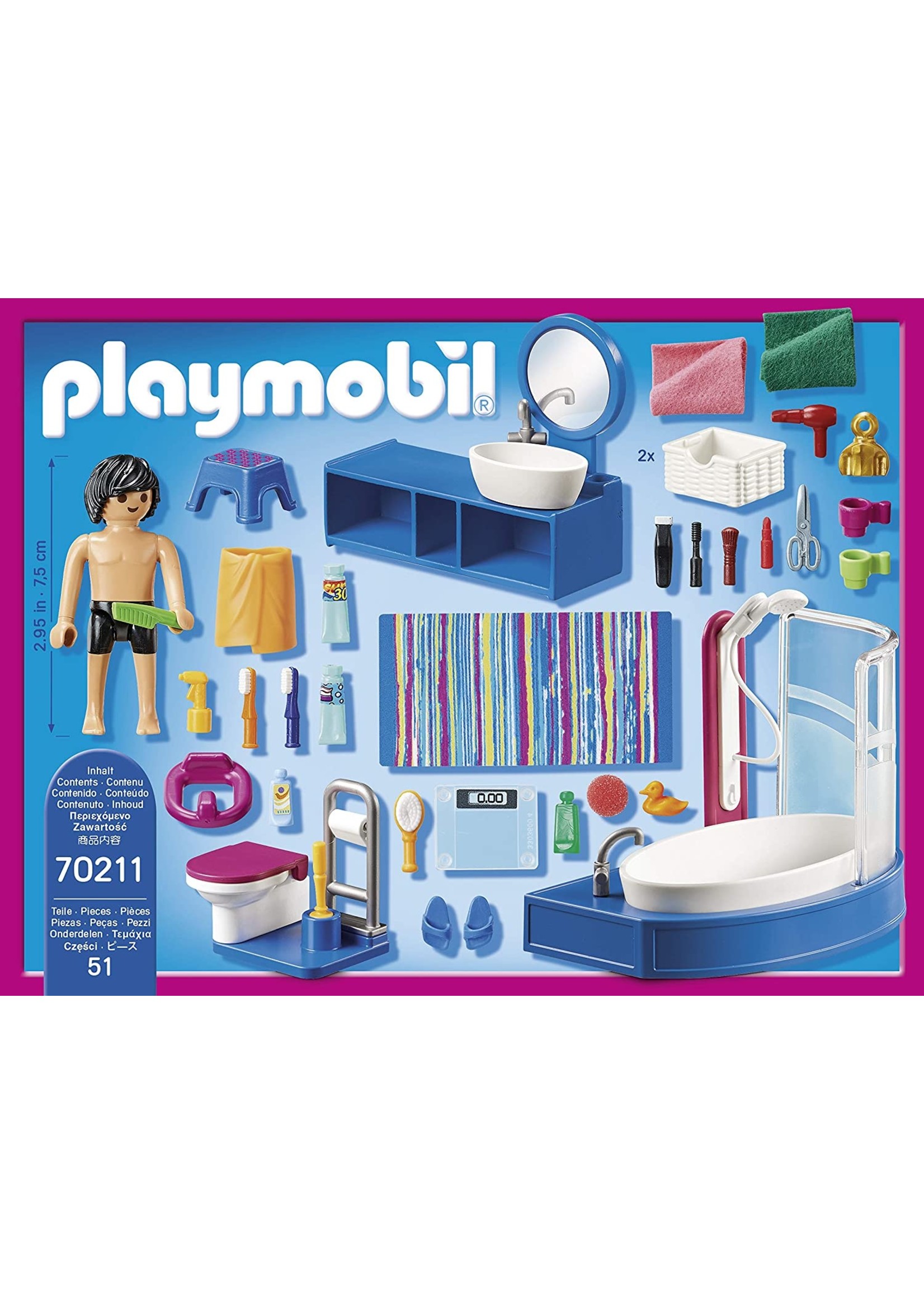 Playmobil 70211 - Bathroom with Tub