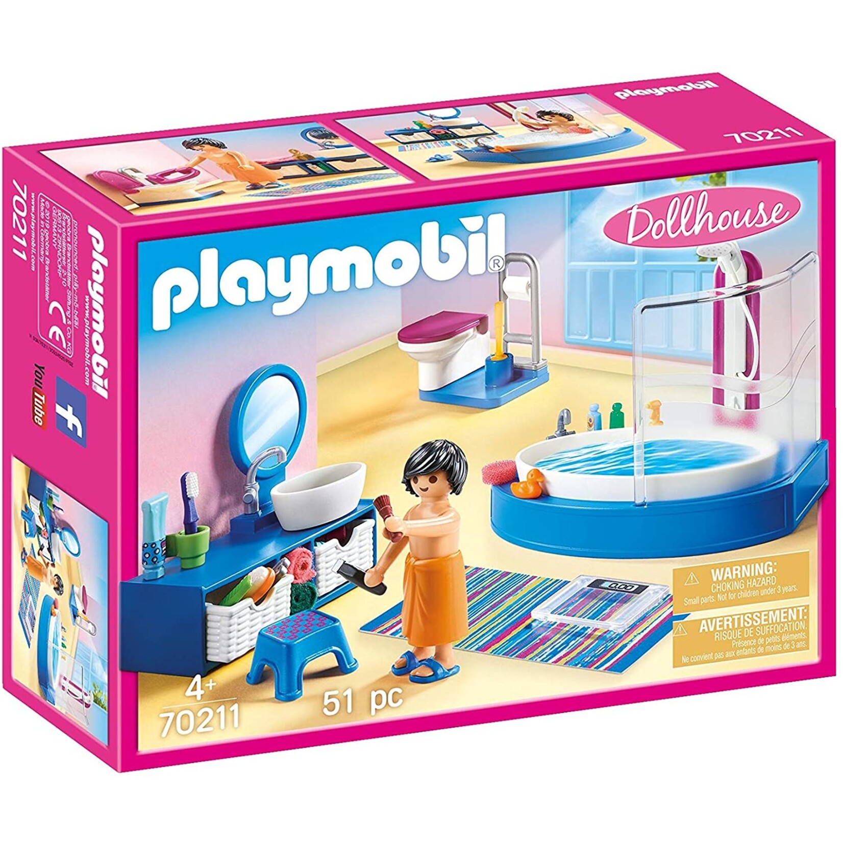 Playmobil 70211 - Bathroom with Tub