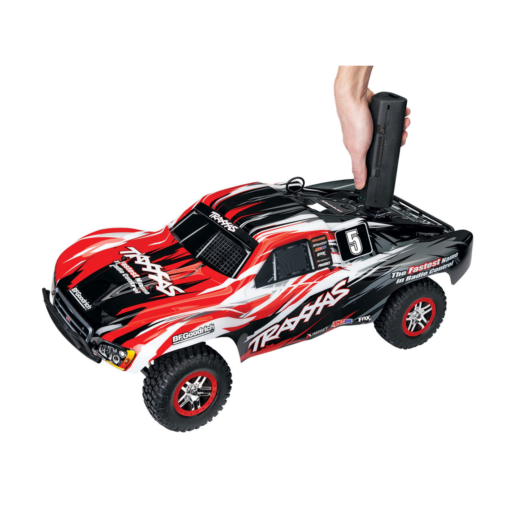 Traxxas 1/10 Slayer Pro 4X4 Nitro Short Course Race Truck - Red