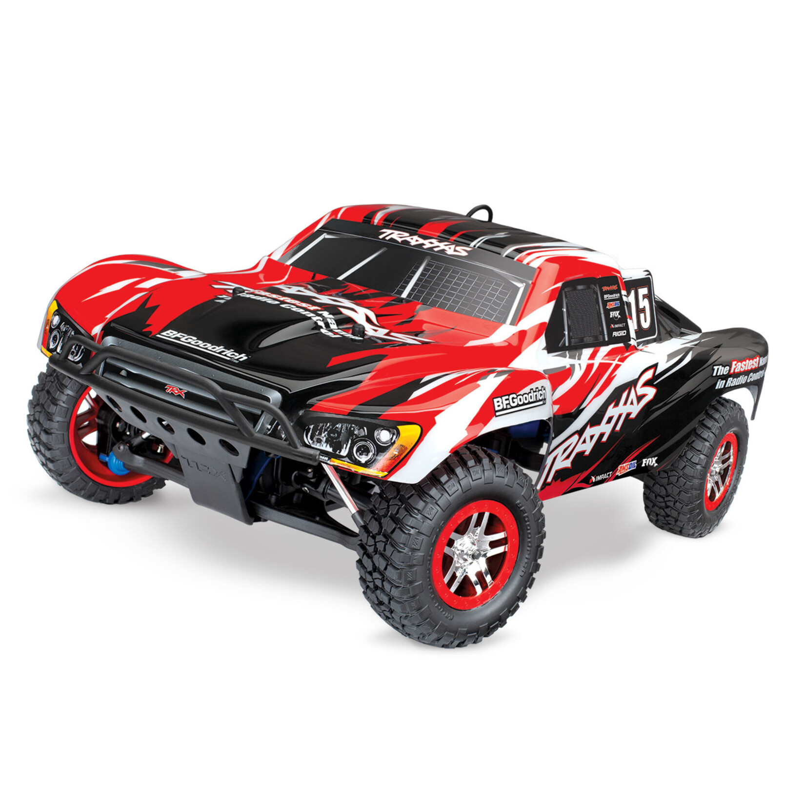 Traxxas 1/10 Slayer Pro 4X4 Nitro Short Course Race Truck - Red