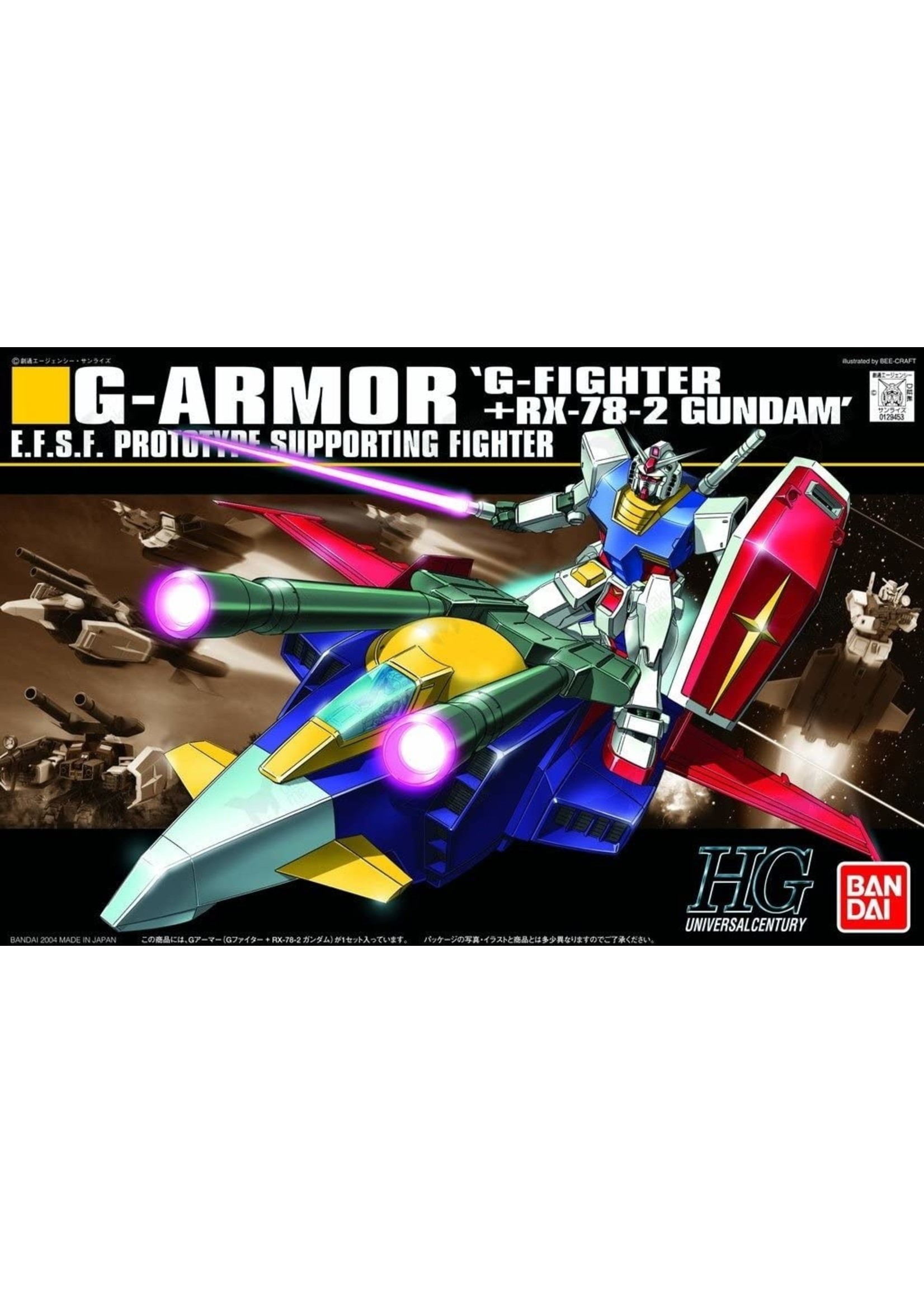 Bandai #50 G-Armor: G-Fighter + RX-78-2 Gundam