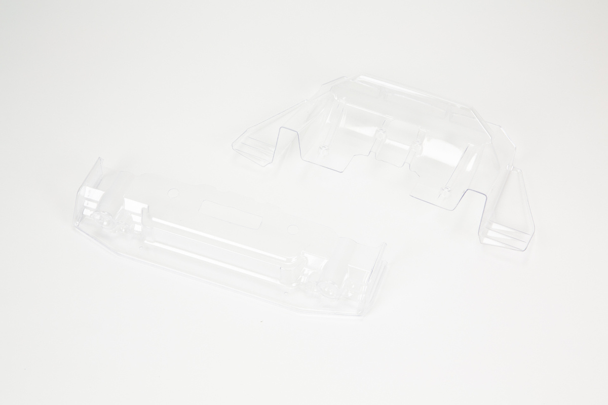ARA410012 - Felony 6S Trimmed Splitter & Diffuser - Clear