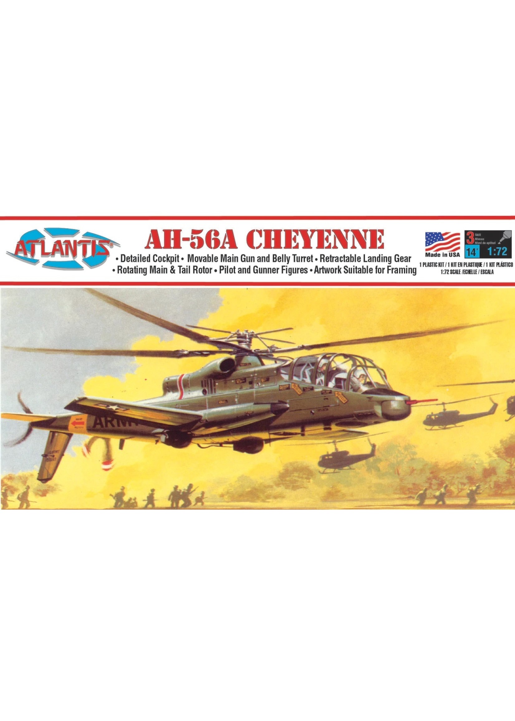 Atlantis 506 - 1/72 AH-56A Cheyenne Helicopter