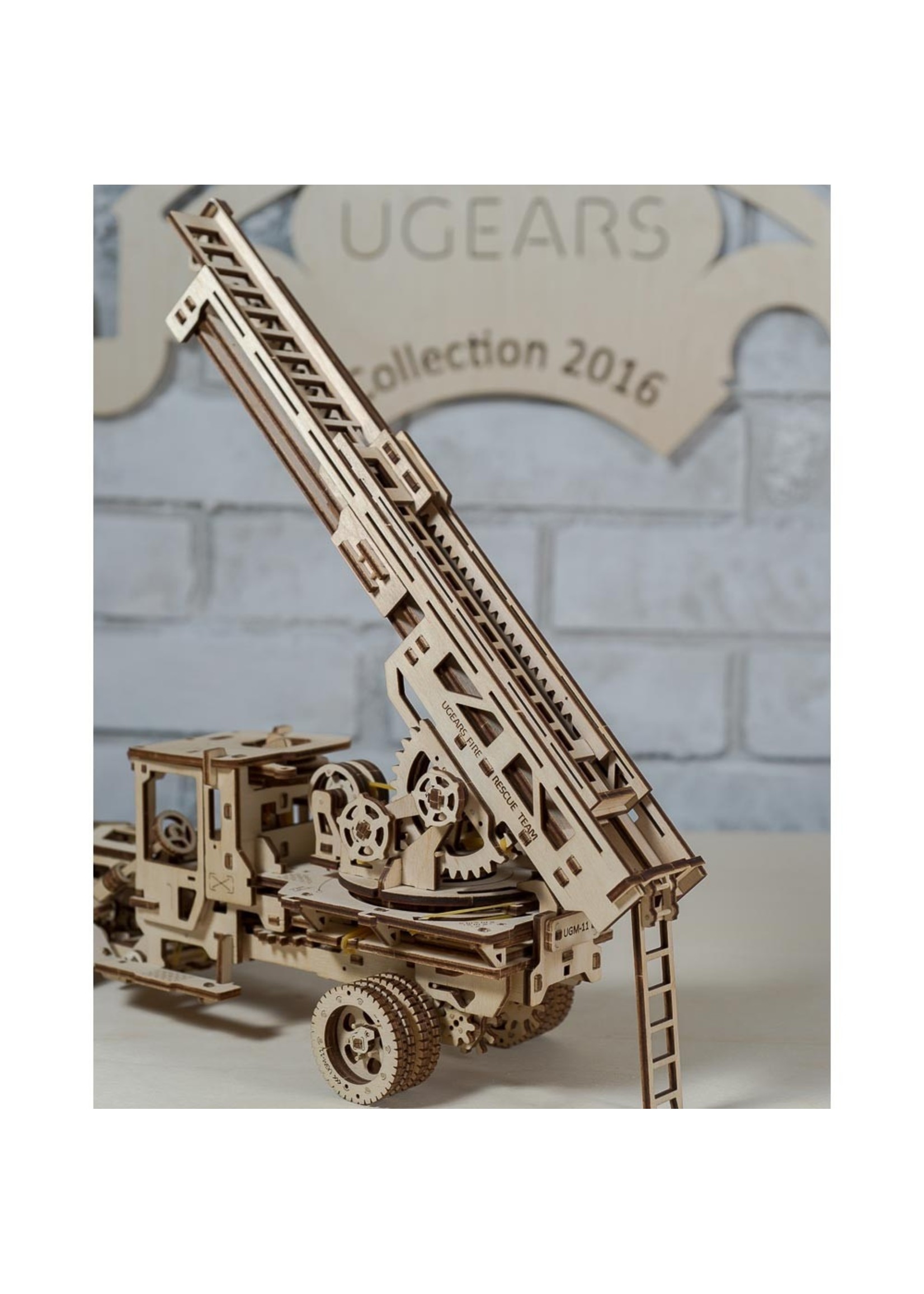 UGears Fire Truck with Ladder