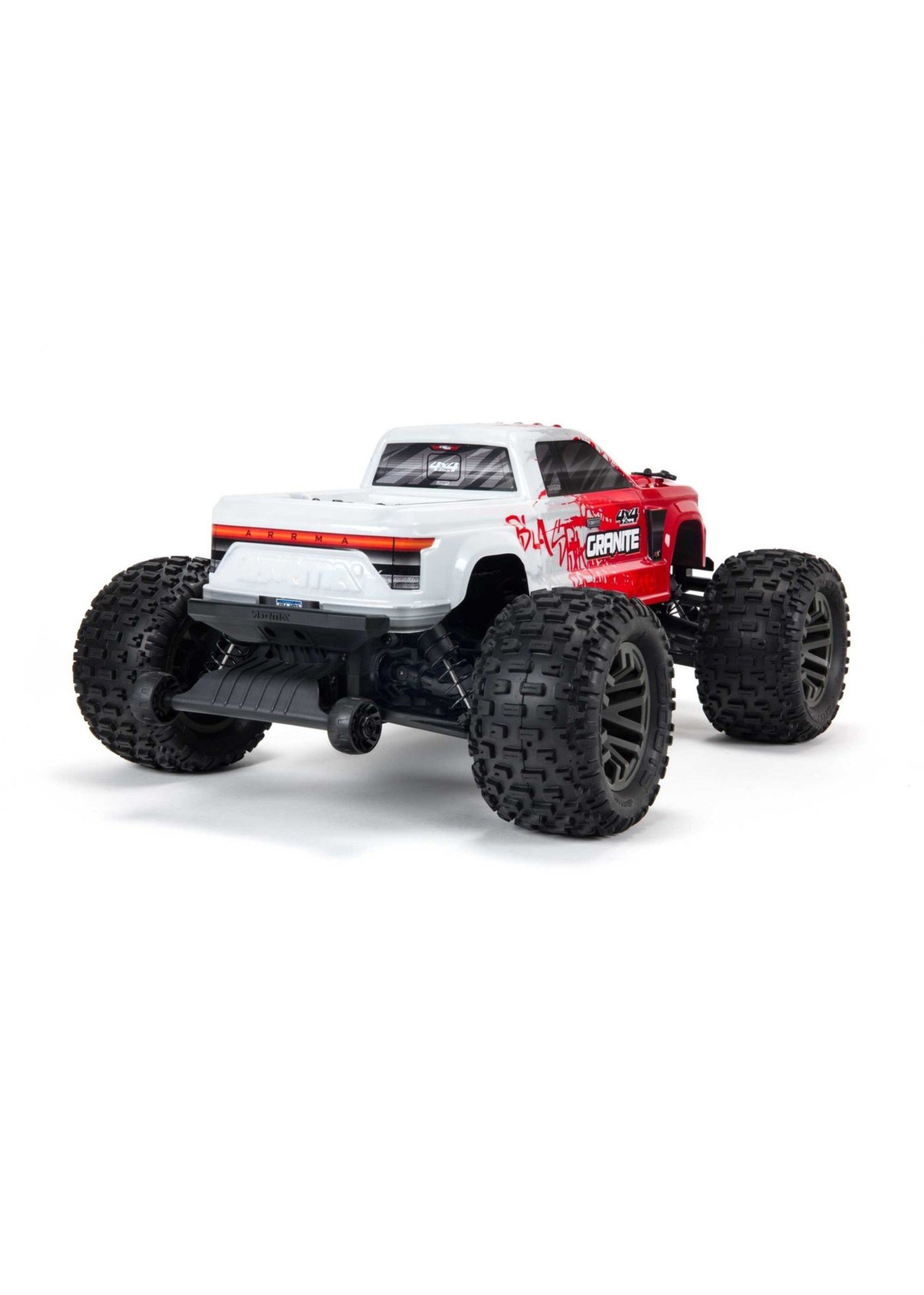 Arrma ARA4302V3T2 - 1/10 Granite 4x4 3S BLX Brushless RTR - Red ...