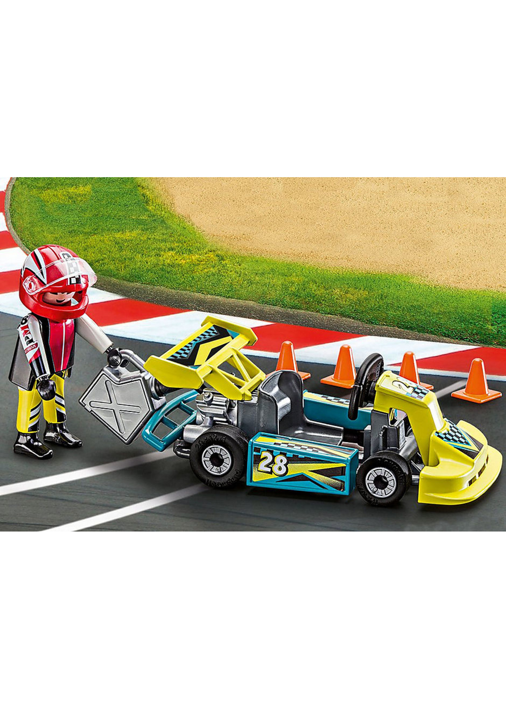 Playmobil 9322 - Carry Case - Go-Kart Racer