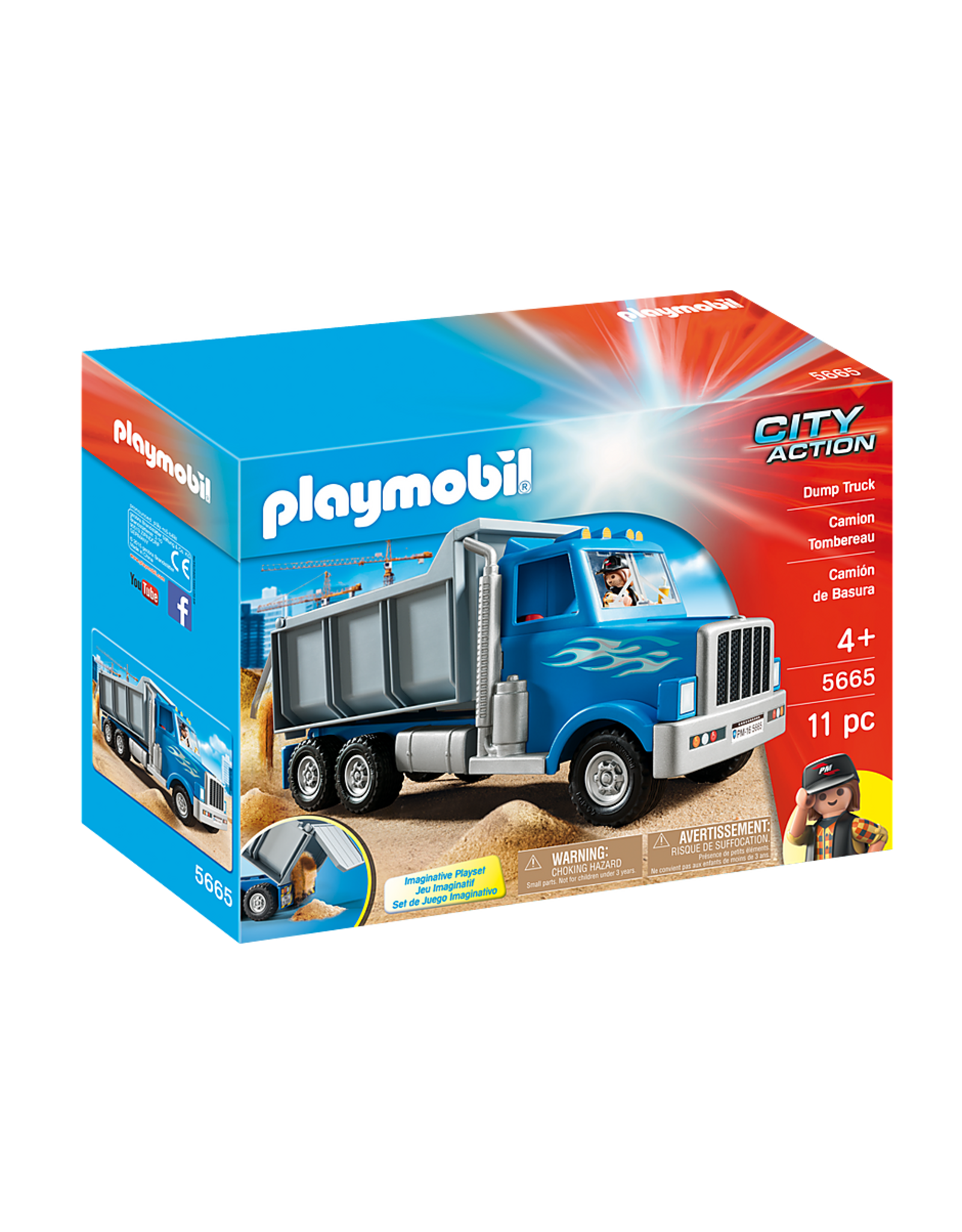 playmobil dump truck