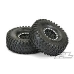 Pro-Line Pro-Line 10128-13 - Hyrax 1.9 G8 Mounted Impulse Black/Silver Wheels (2)
