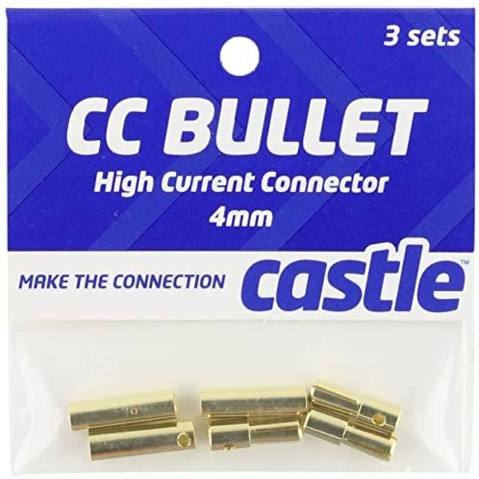 Castle Creations Castle Creations - 4mm Bullet Connector 16G/13G - 75A
