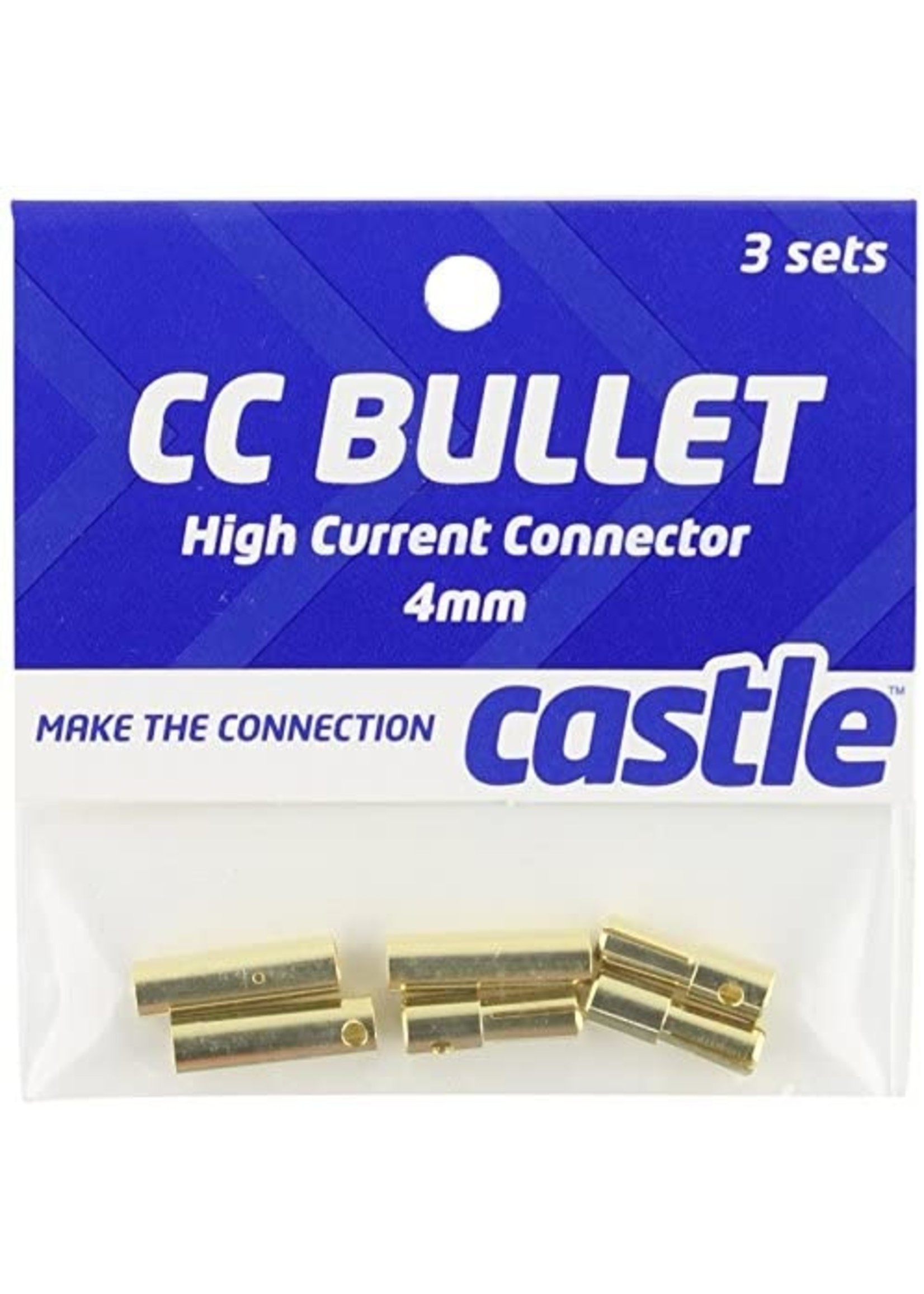 Castle Creations Castle Creations - 4mm Bullet Connector 16G/13G - 75A