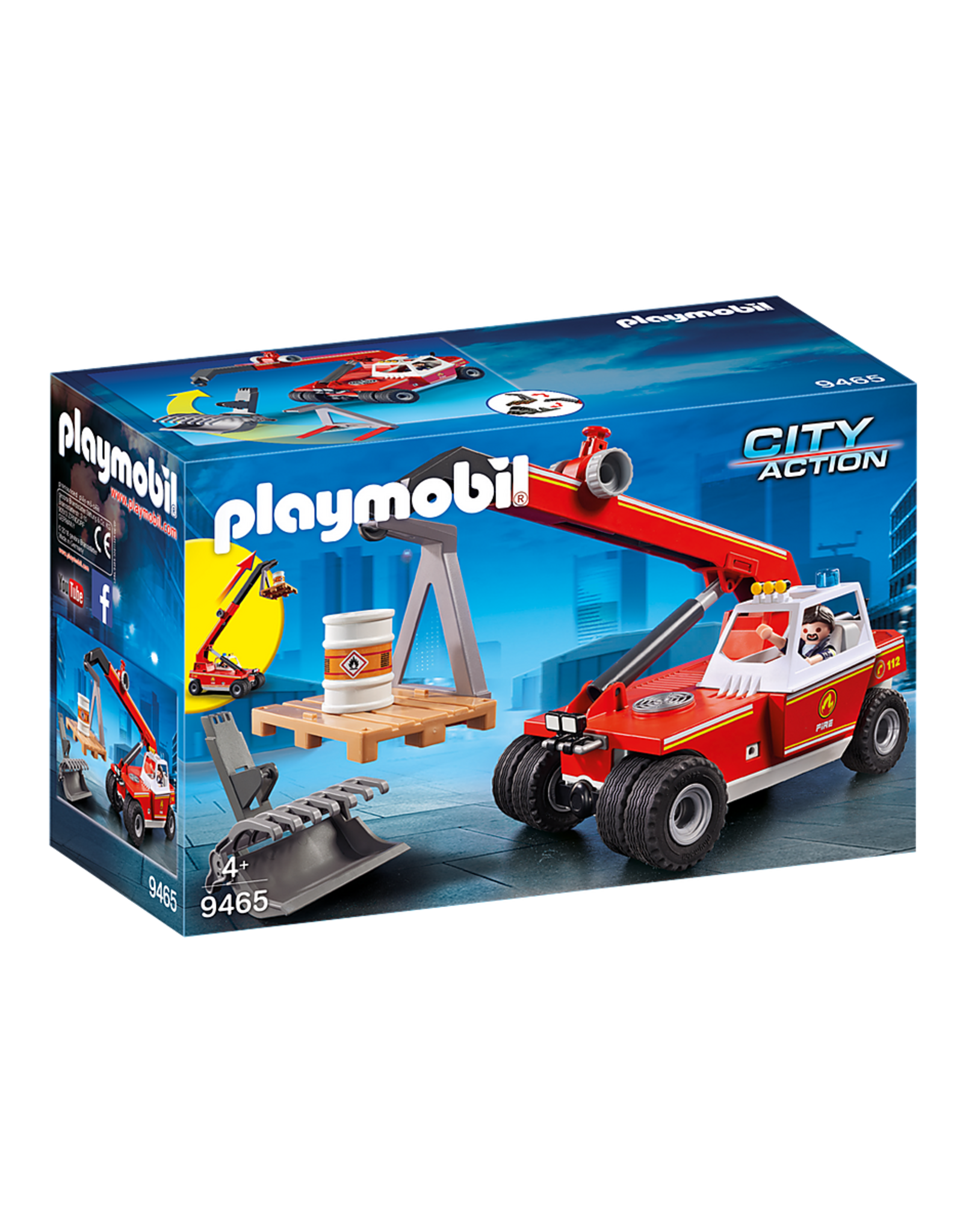 playmobil fire crane