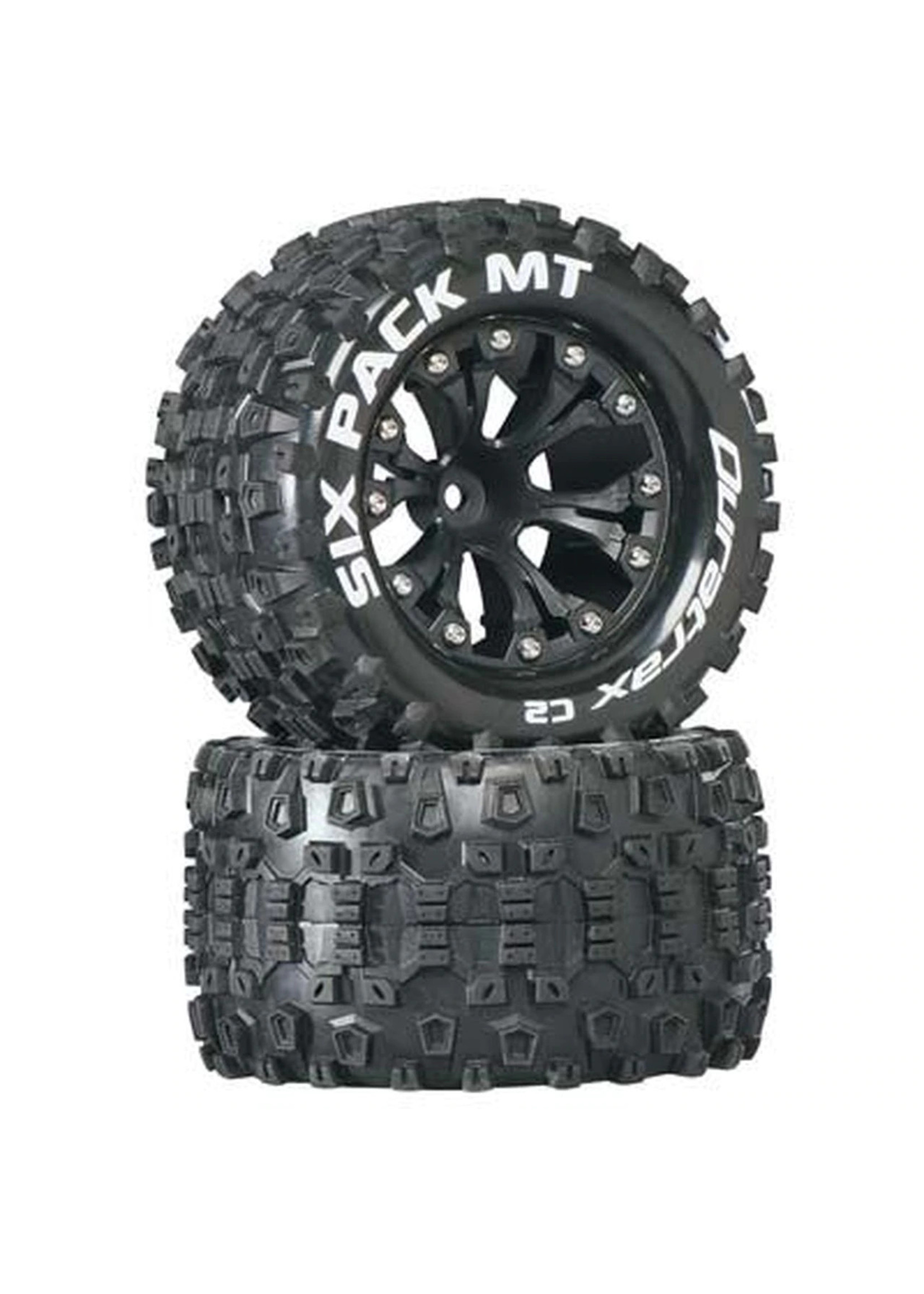 Duratrax DTXC3522 - SpeedTreads Sixpack MT 2.8 Tires Mounted (2)