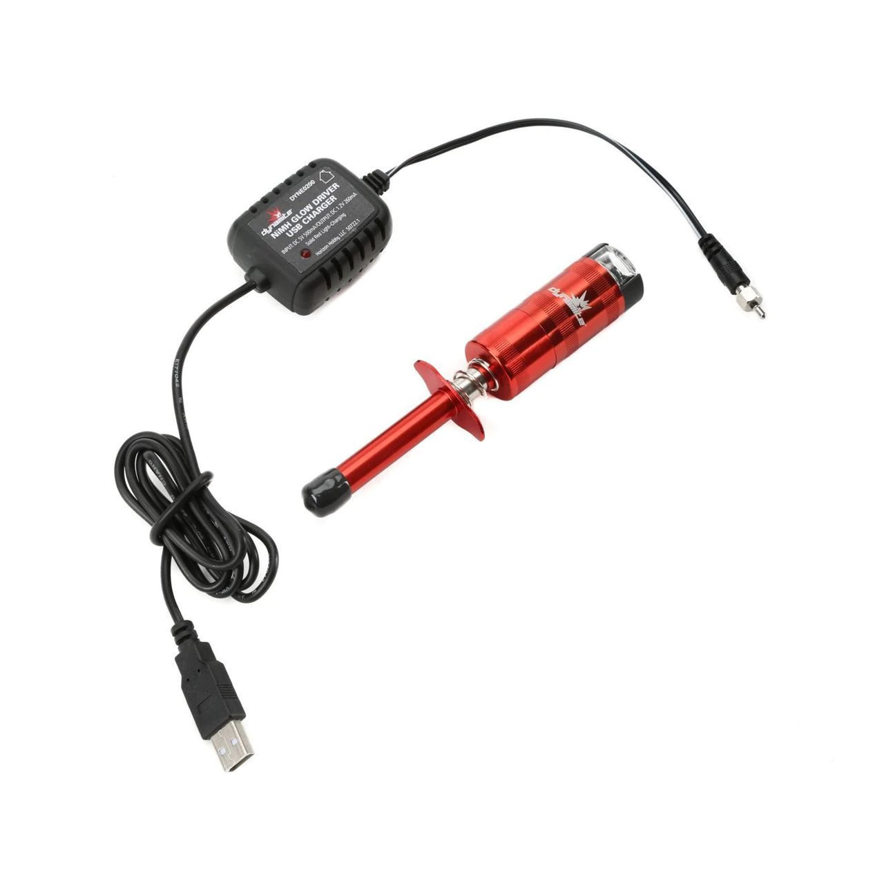 DYNE0200 - Metered NiMh Glow Driver w/USB Charger
