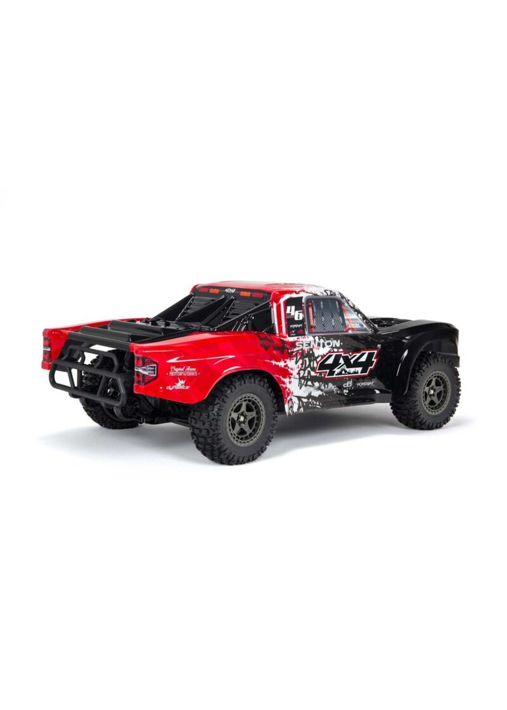 Arrma 1/10 SENTON 3S BLX V3 4WD Brushless Short Course Truck with Spektrum RTR - Red/Black