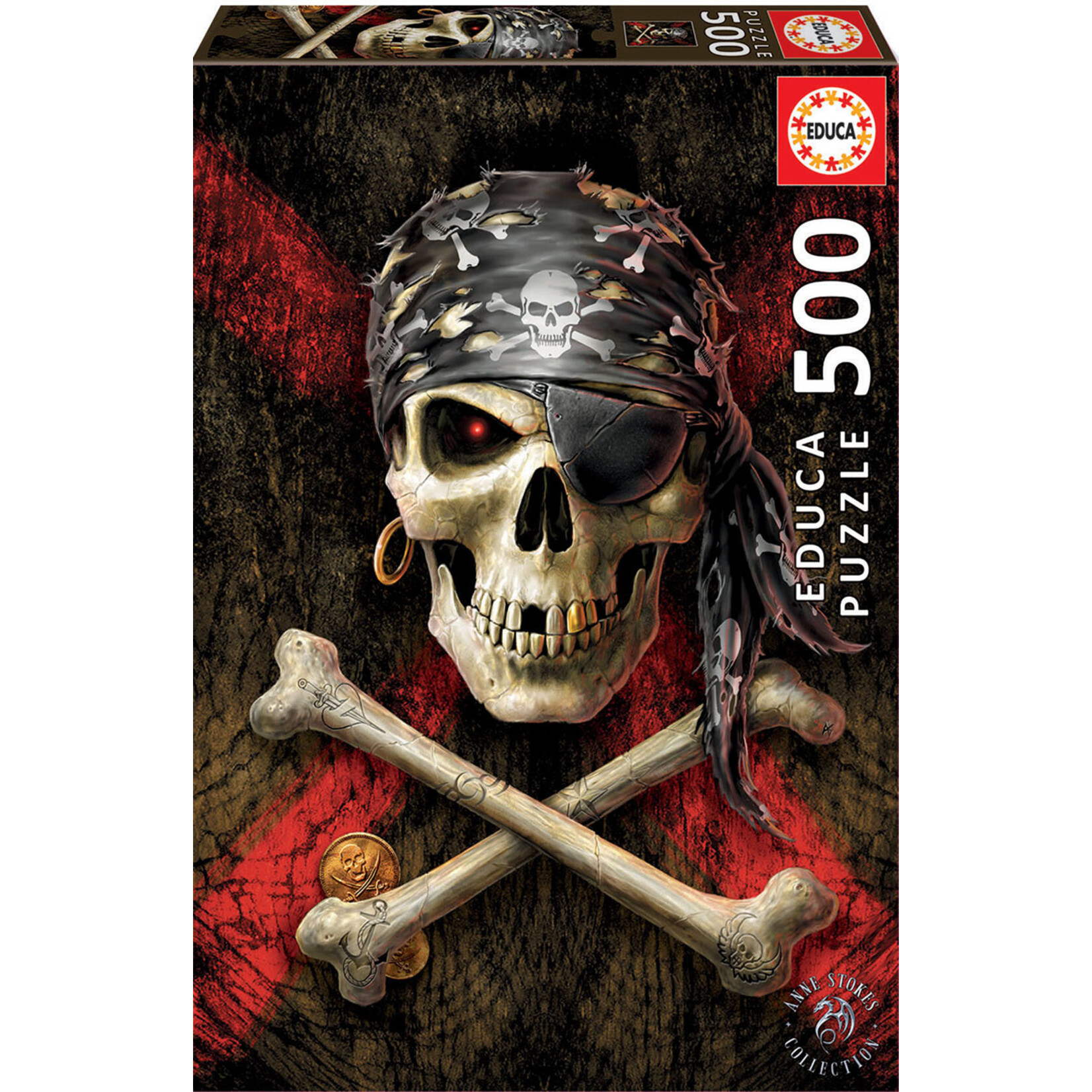 Educa Pirate Skull - 500 Piece Puzzle