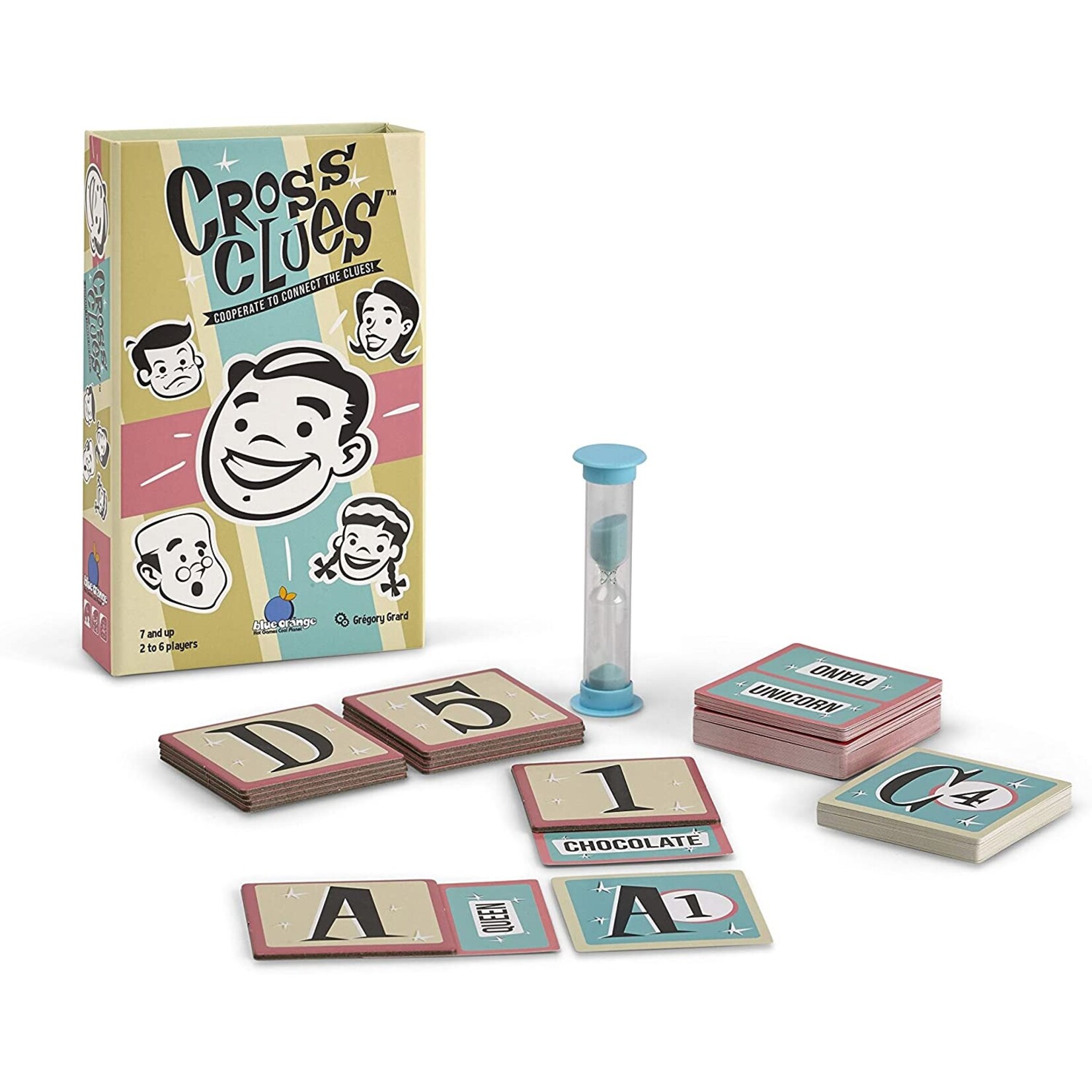 Blue Orange Cross Clues