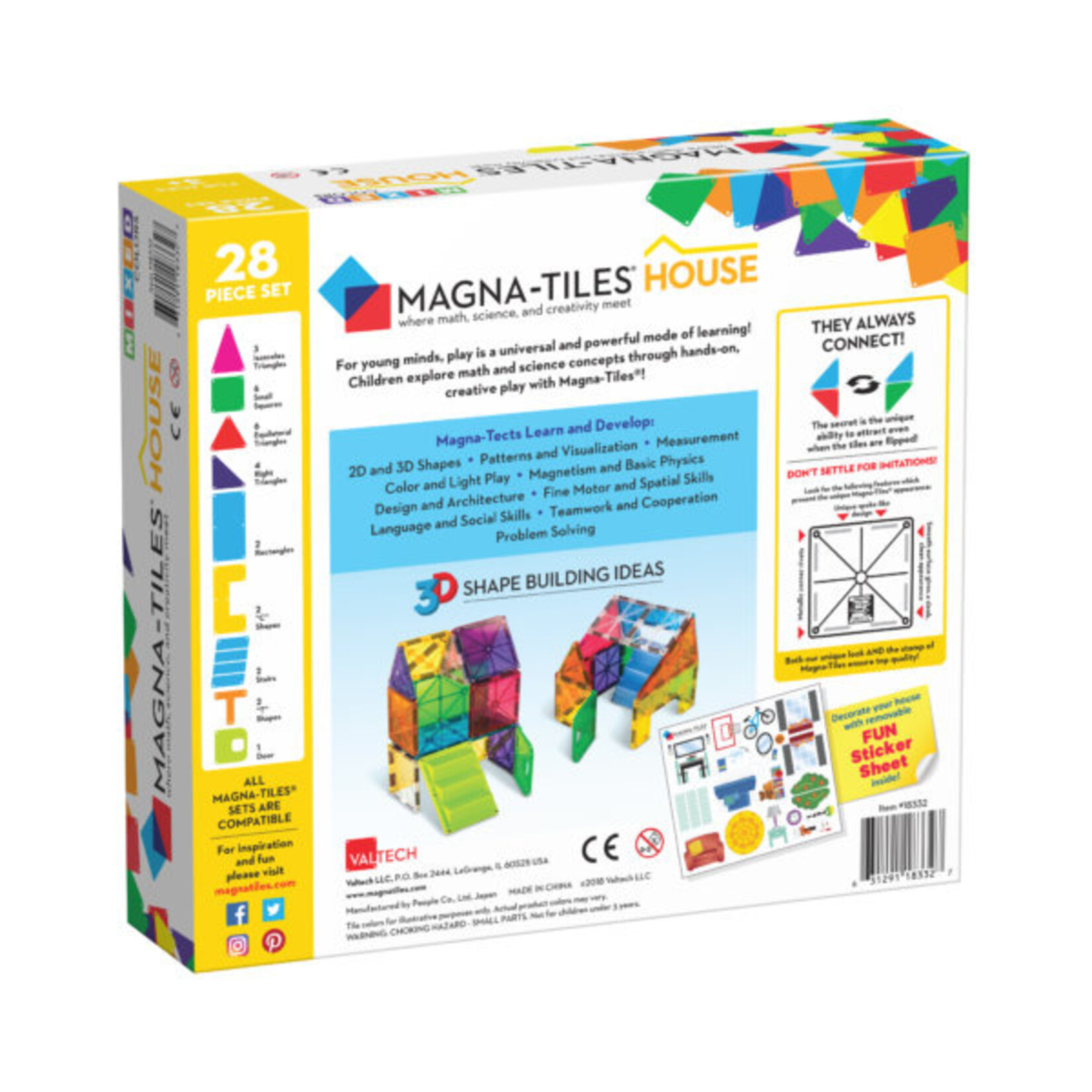 Valtech Magna-Tiles® House 28-Piece Set