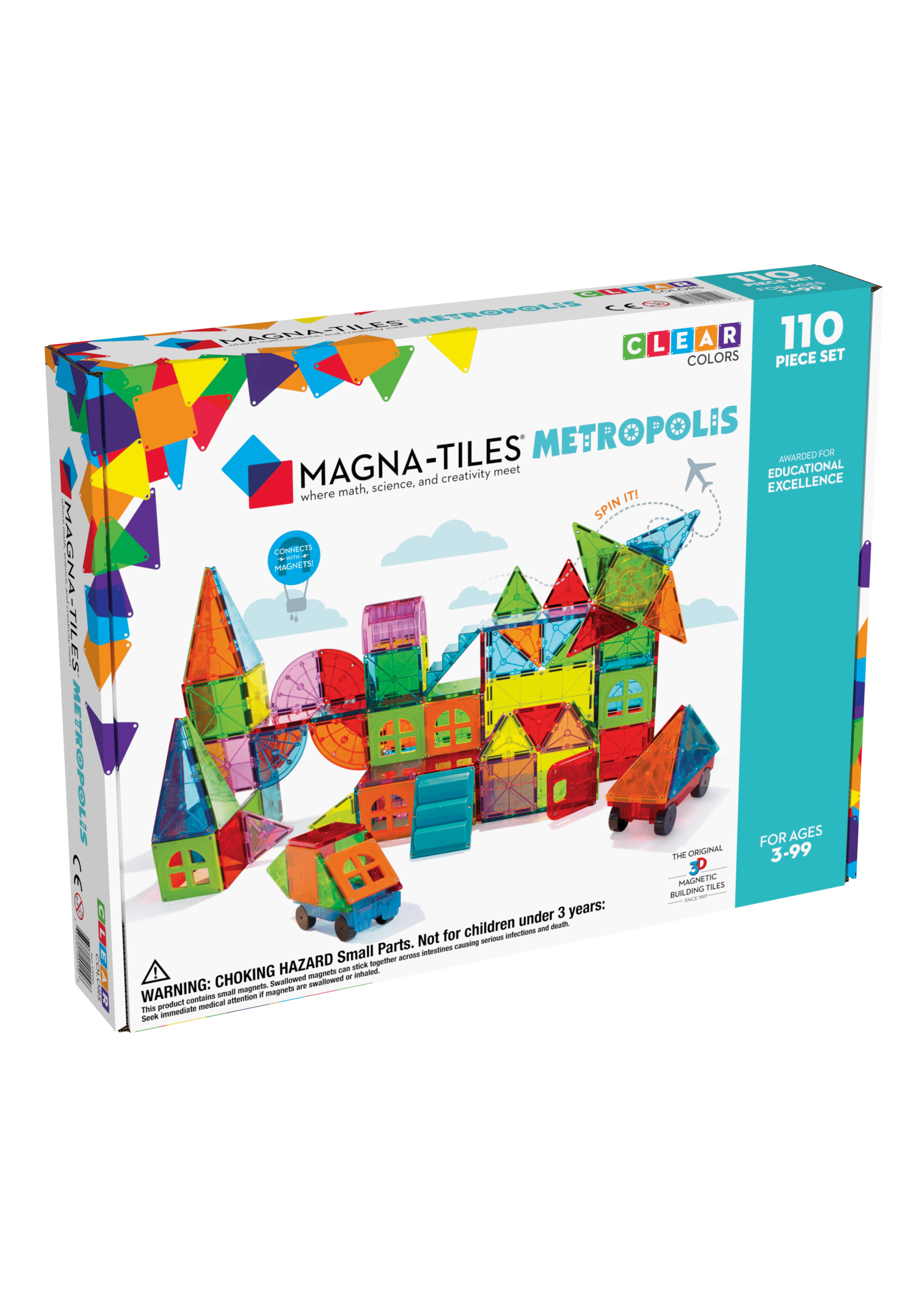 Valtech Magna-Tiles® Metropolis 110-Piece Set