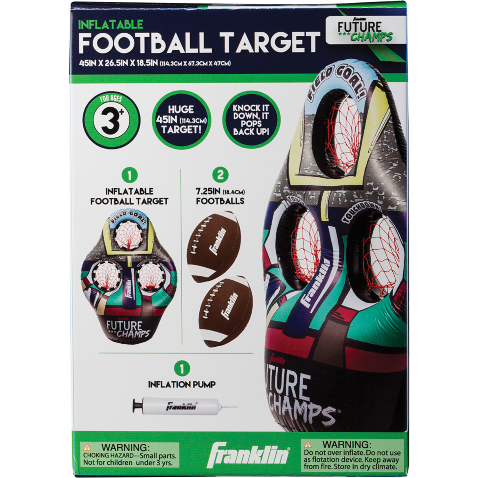 Franklin Inflatable 3-Hole Football Target