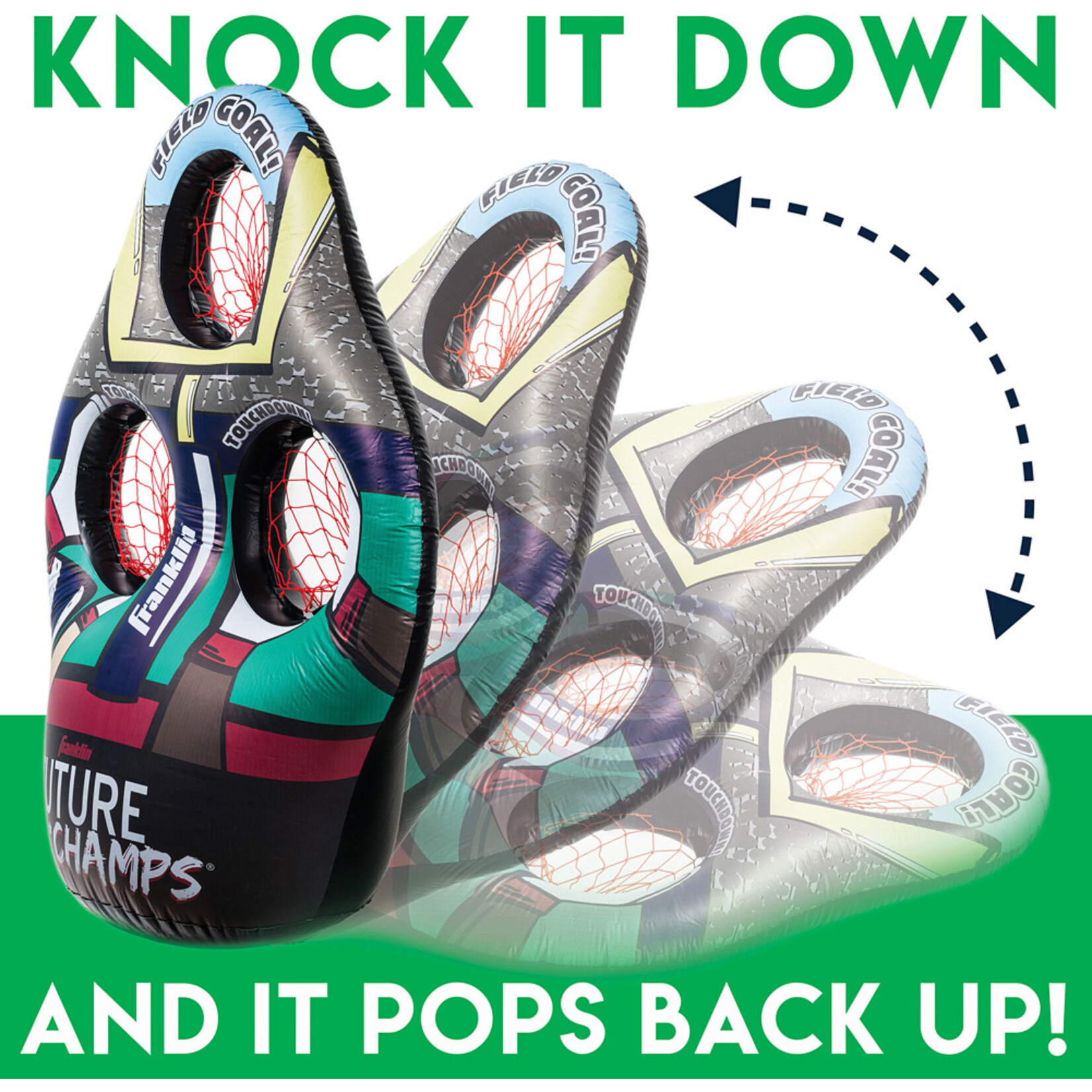 Franklin Inflatable 3-Hole Football Target