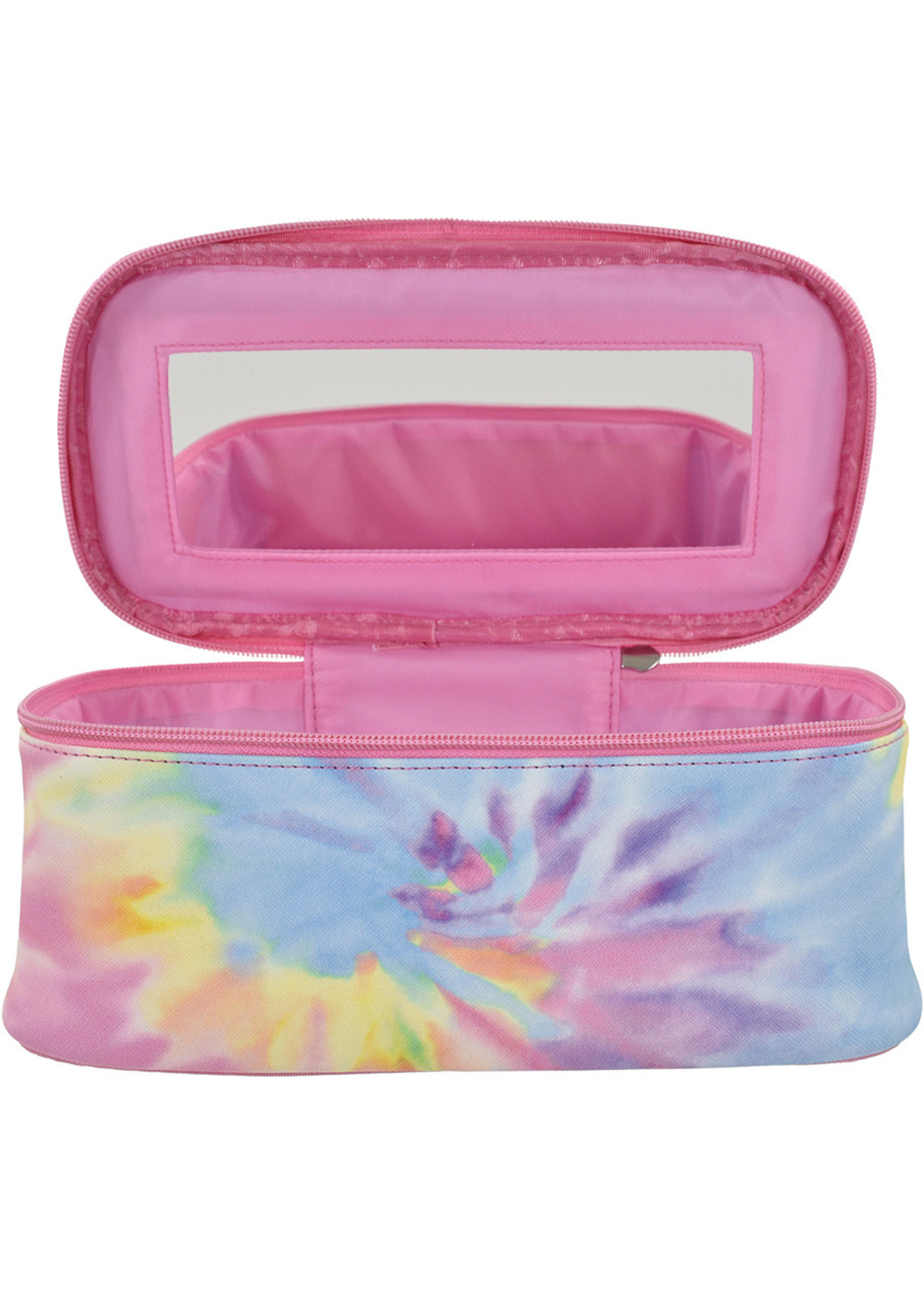 Iscream Pastel Tie Dye Cosmetic Case