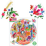Eeboo Positivity Round - 500 Piece Puzzle