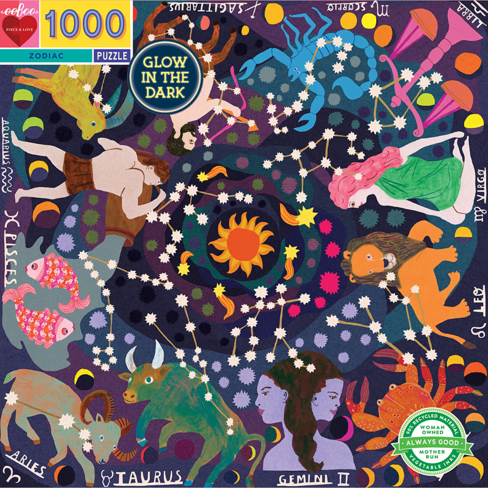 Eeboo Zodiac - 1000 Piece