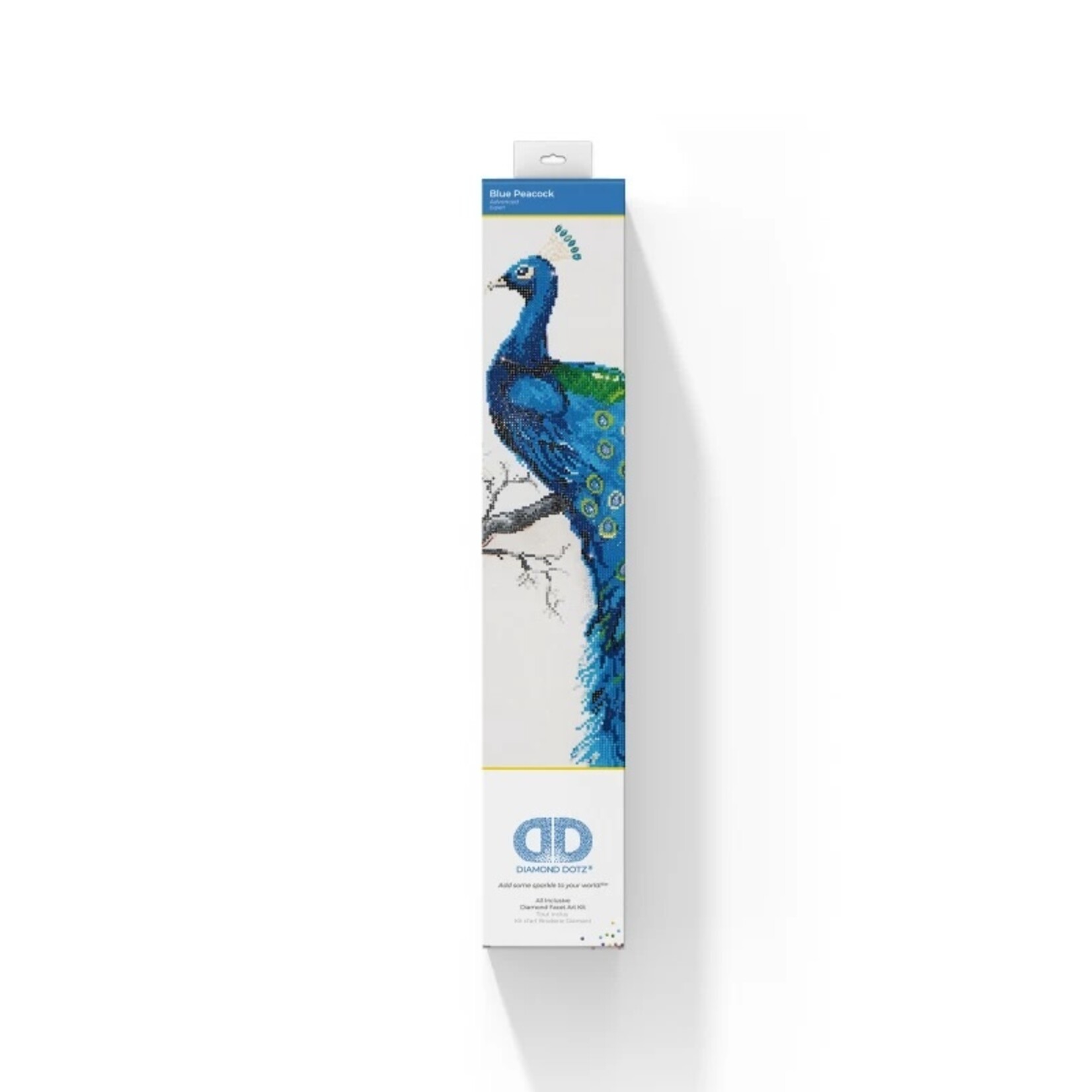 Diamond Dotz Blue Peacock - Facet Art Kit