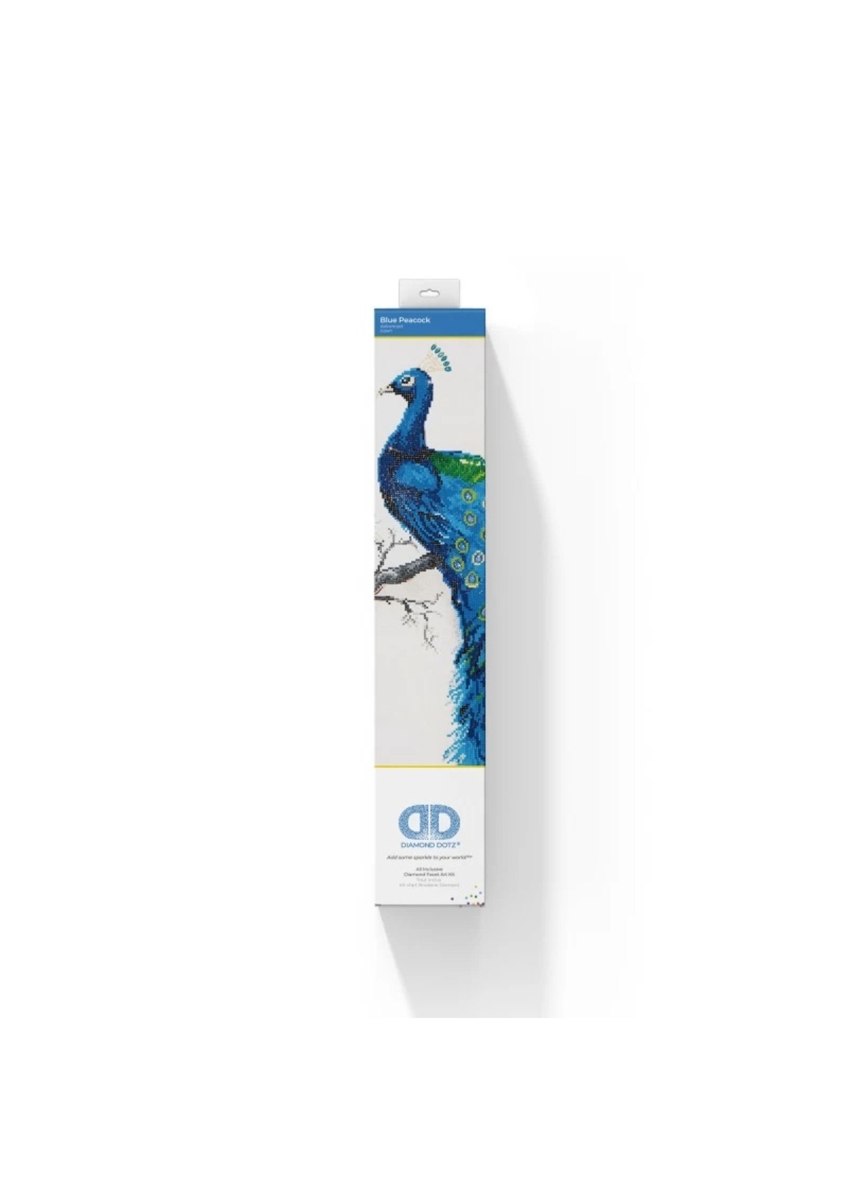 Diamond Dotz Blue Peacock - Facet Art Kit