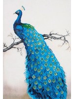 Diamond Dotz Blue Peacock - Facet Art Kit