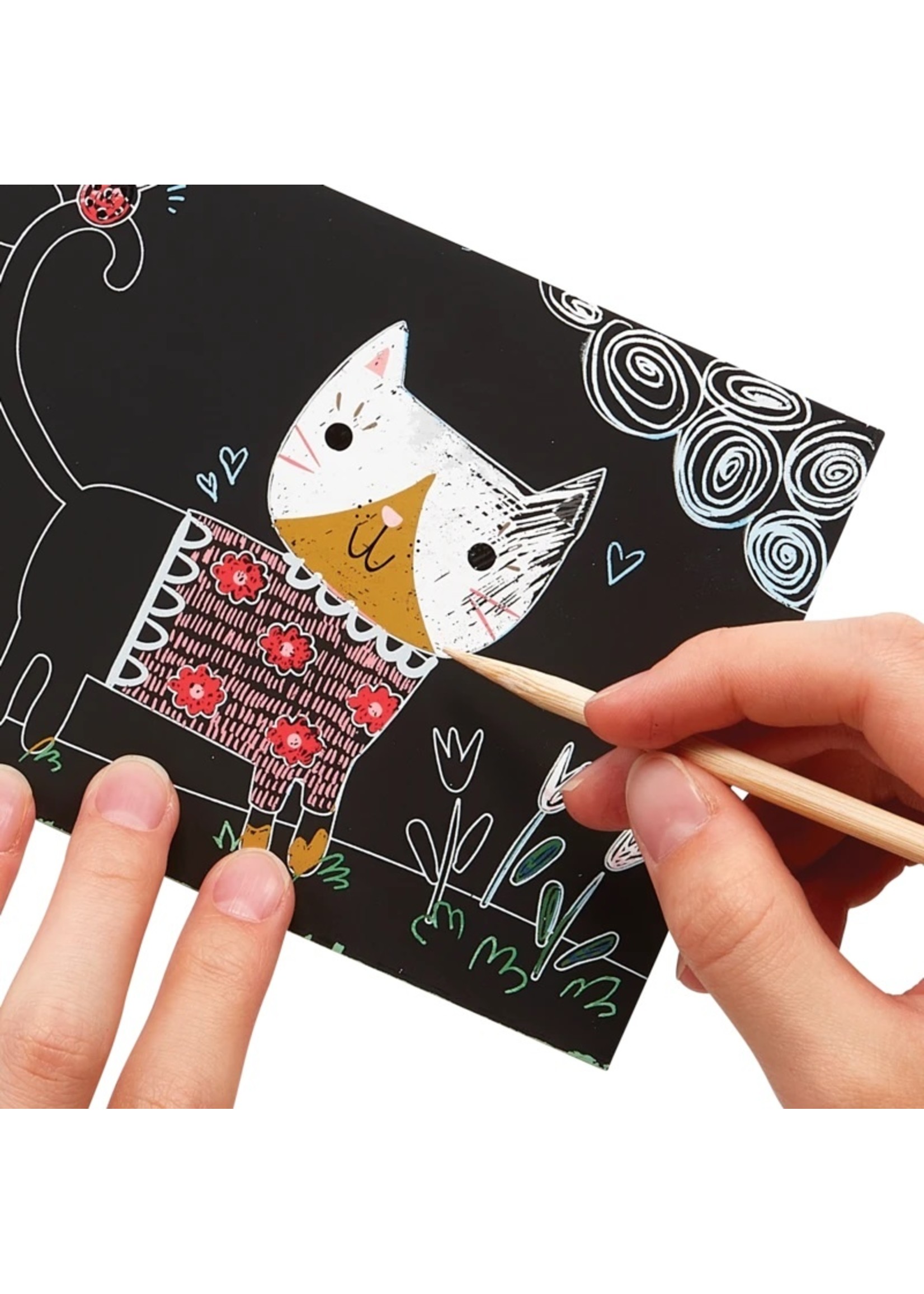 Ooly Mini Scratch & Scribble Cutie Cats /12