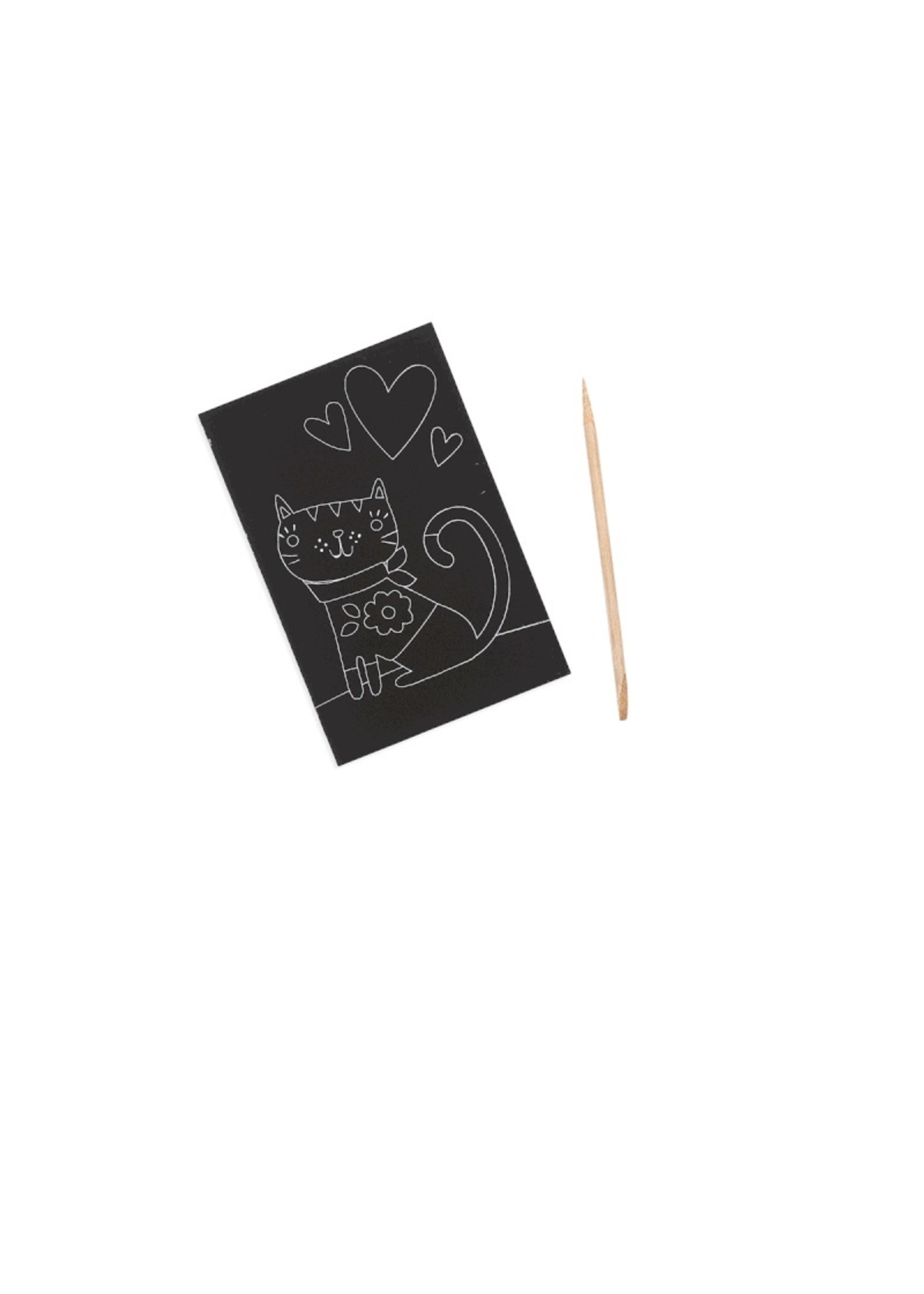 Ooly Mini Scratch & Scribble Cutie Cats /12