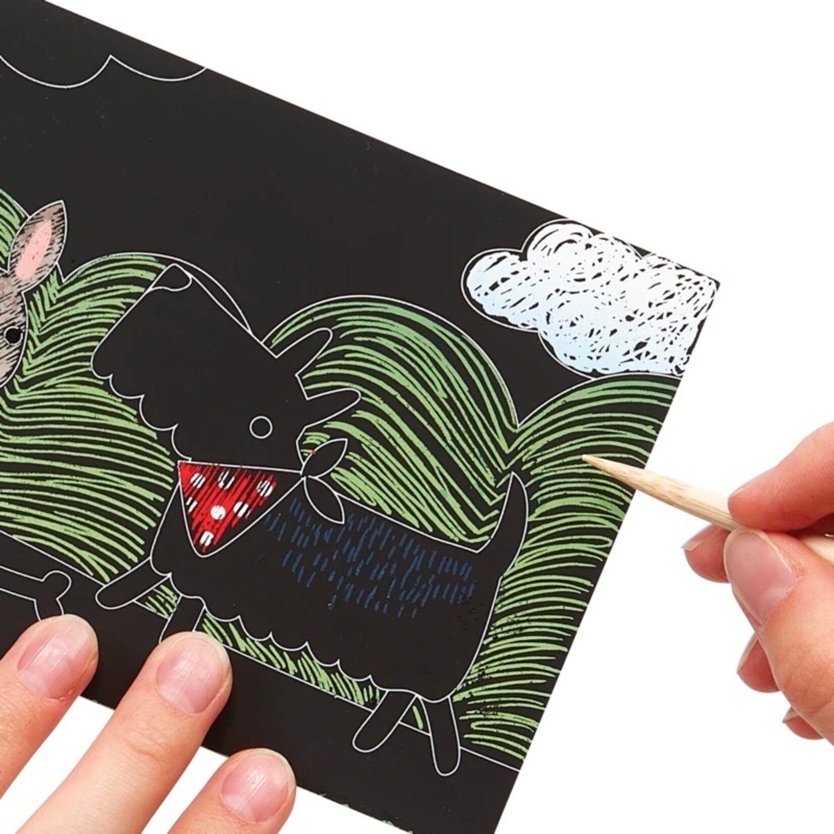 Ooly Mini Scratch & Scribble: Playful Pups /12