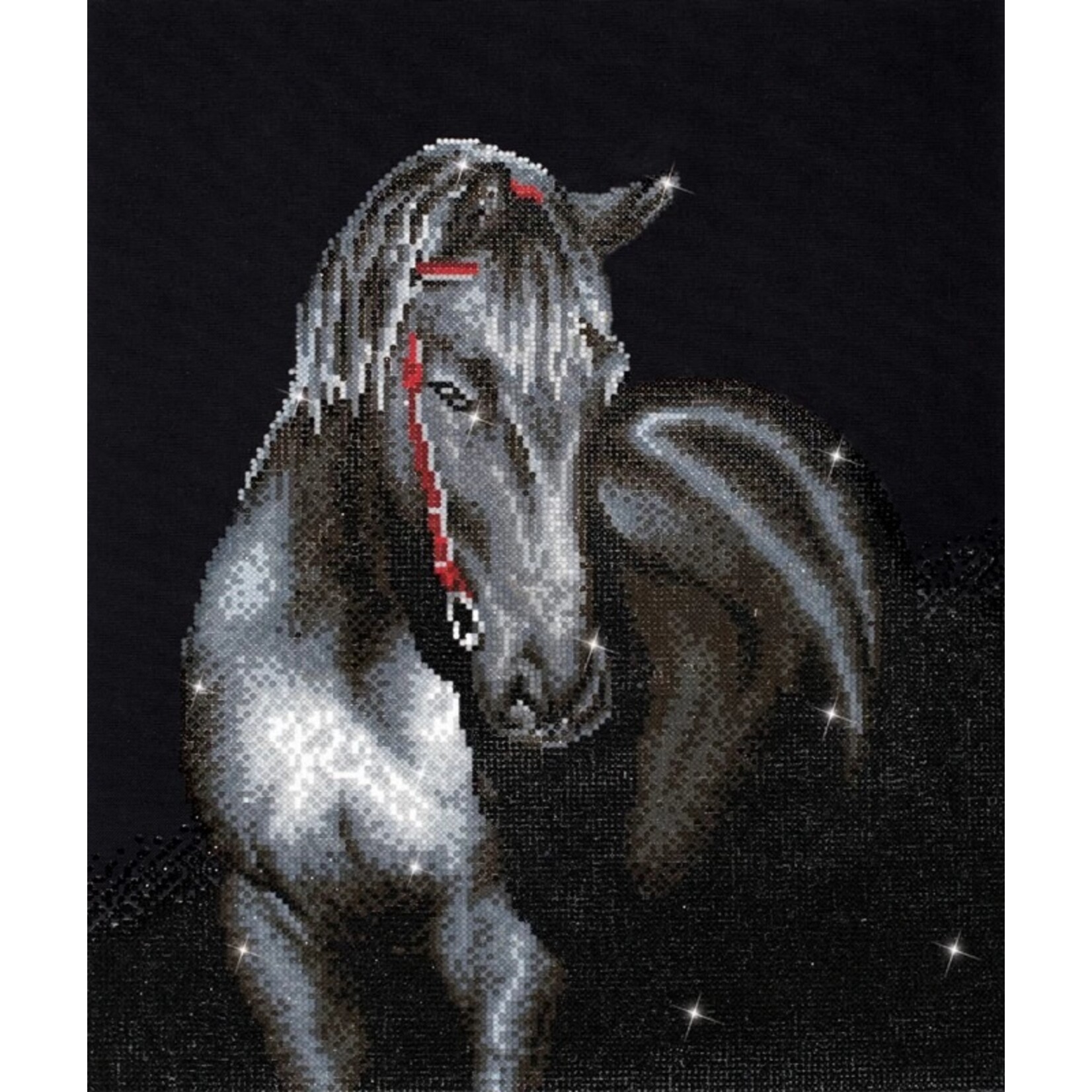 Diamond Dotz Midnight Stallion - Facet Art Kit