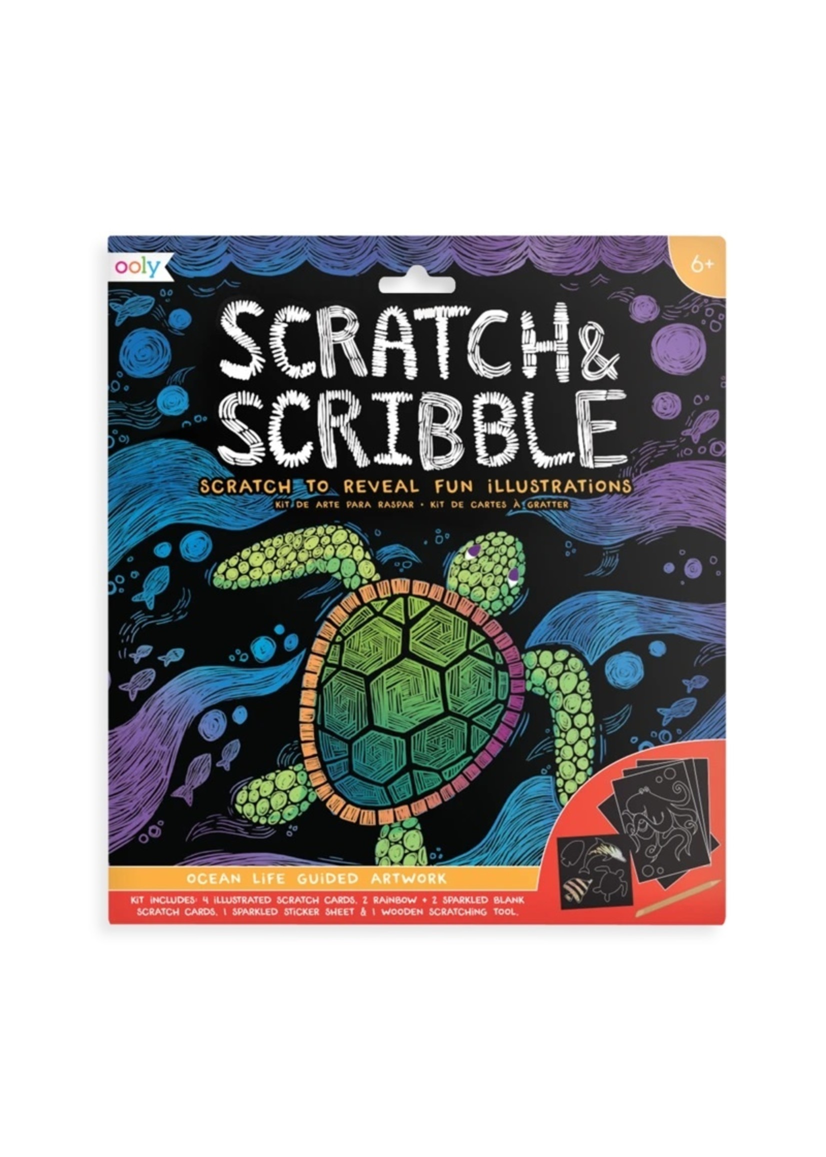 Ooly Scratch & Scribble- Ocean Life /6