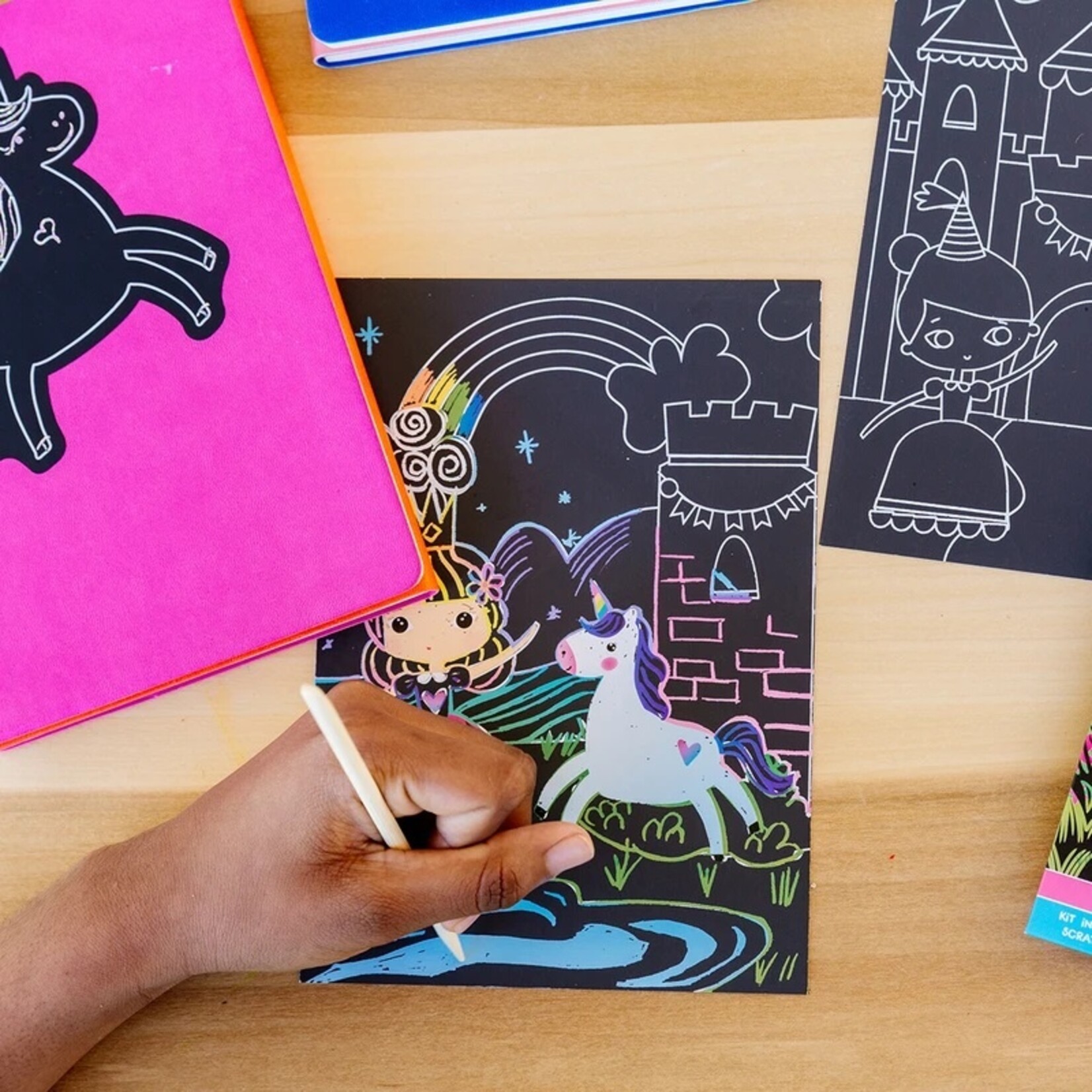 Ooly Scratch & Scribble Princess Garden  /6