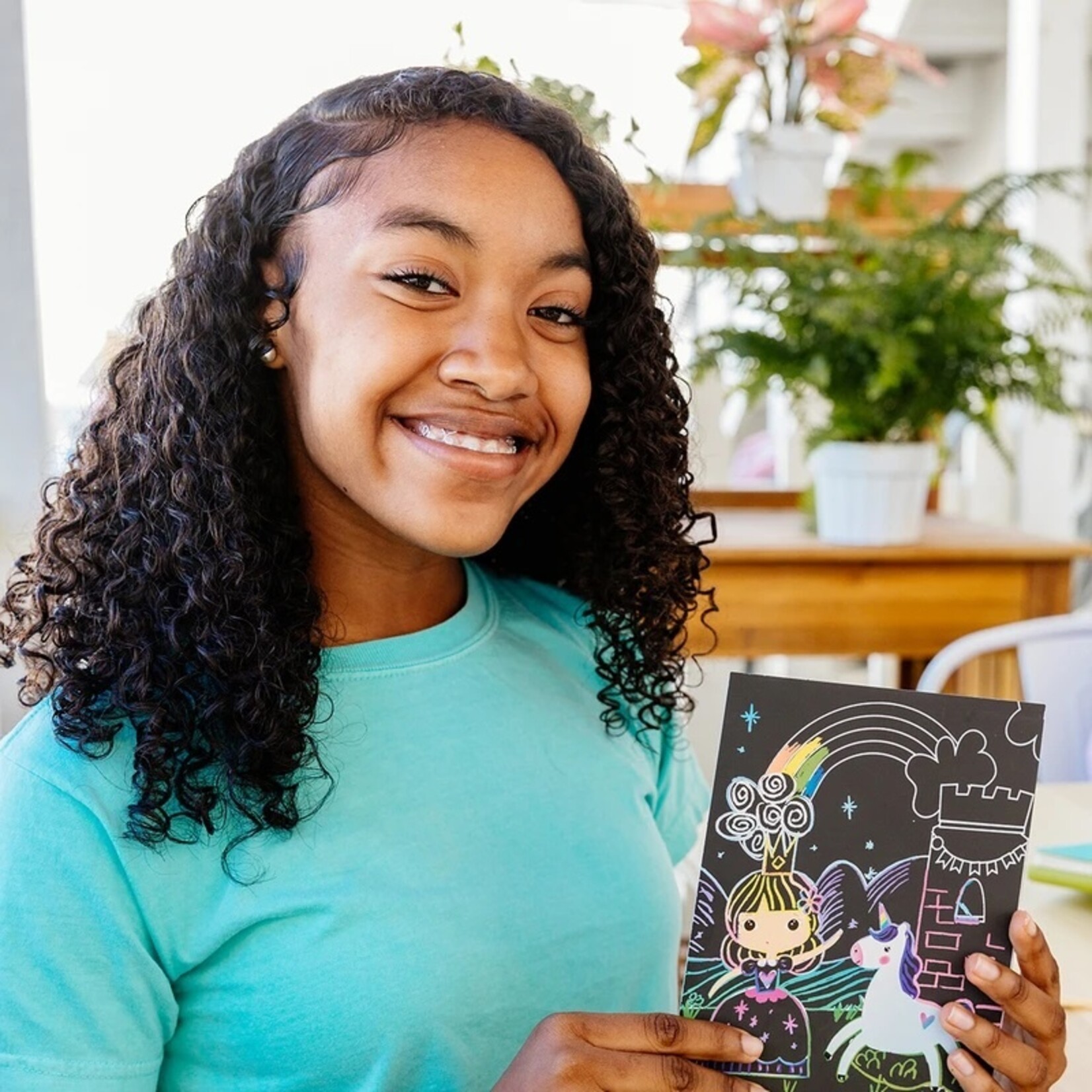 Ooly Scratch & Scribble Princess Garden  /6