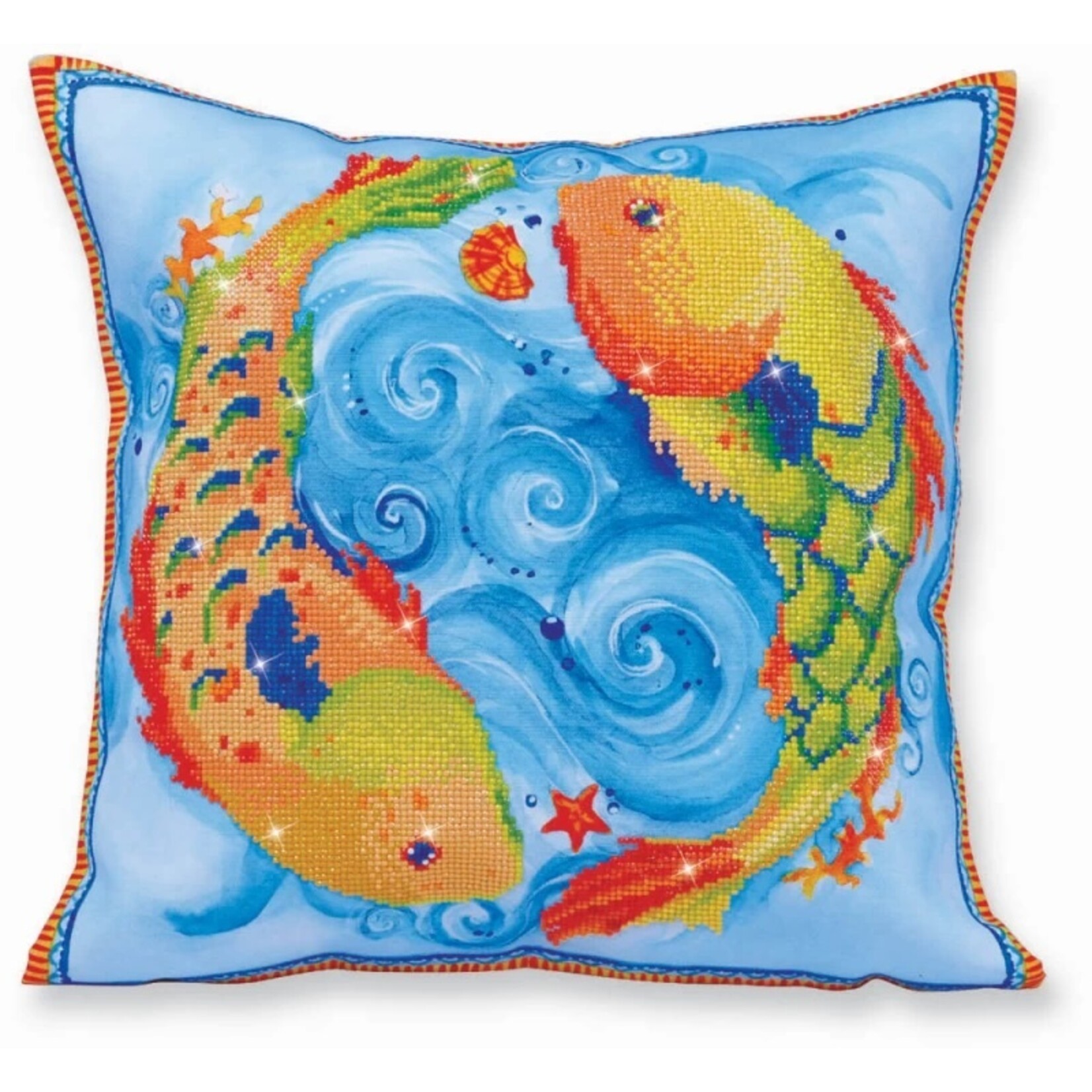 Diamond Dotz Dancing Fish Pillow - Facet Art Kit