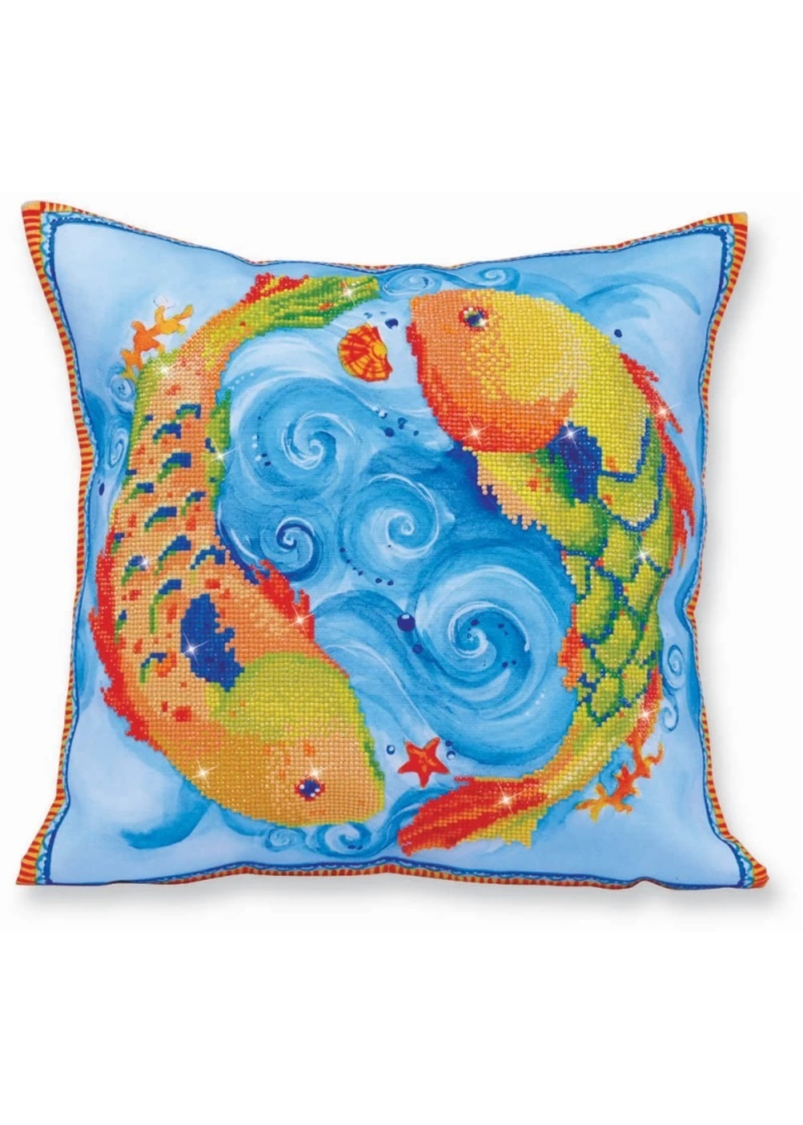 Diamond Dotz Dancing Fish Pillow - Facet Art Kit