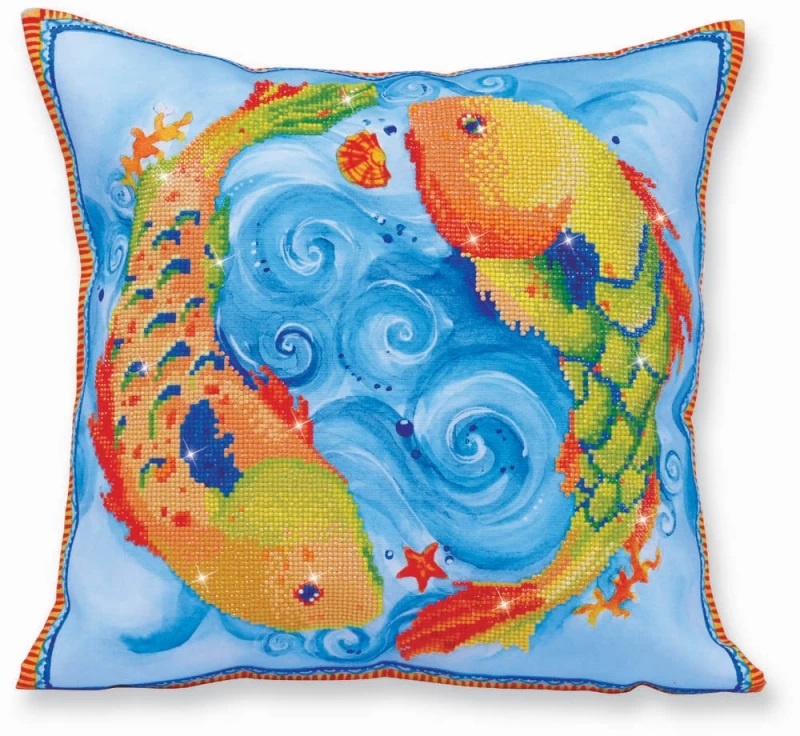 Dancing Fish Pillow - Facet Art Kit