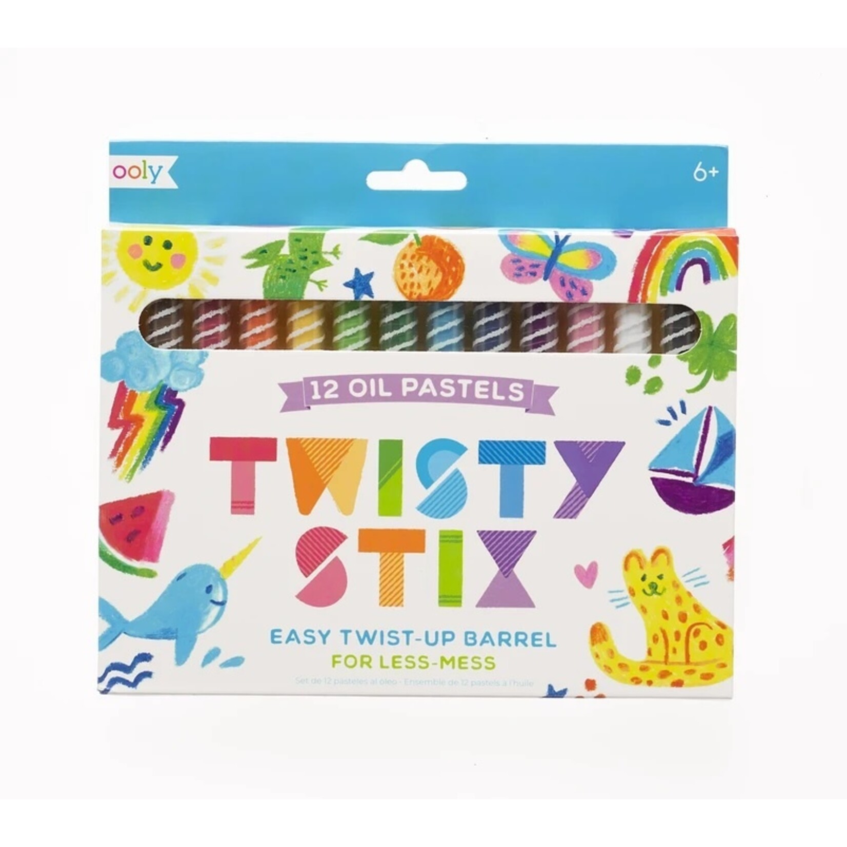 Ooly Twisty Stix Oil Pastels (Set of 12)