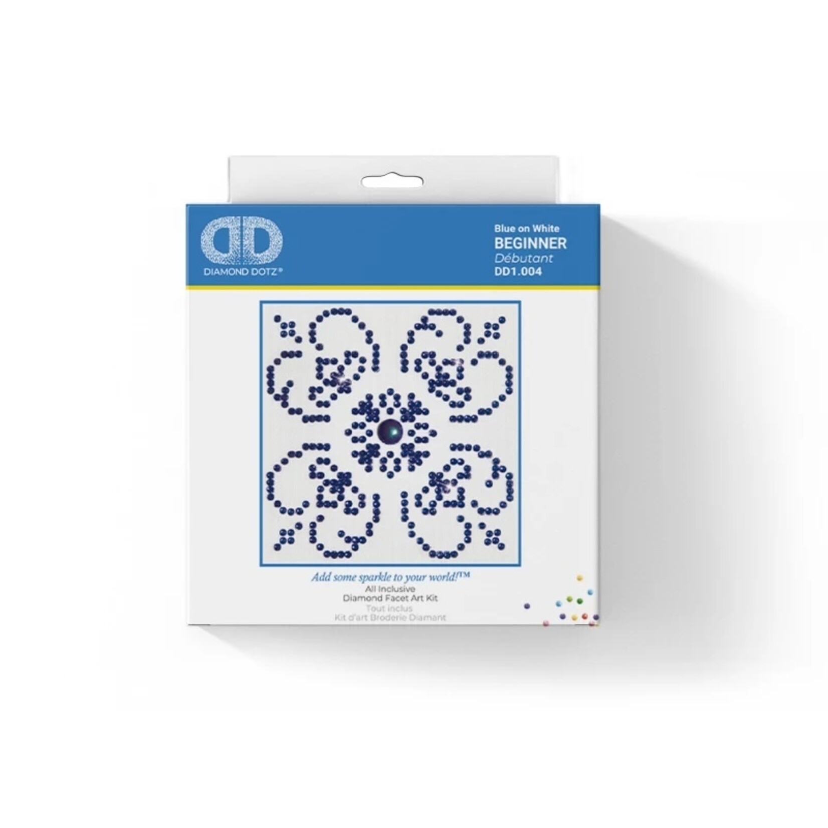 Diamond Dotz Blue on White - Facet Art Kit