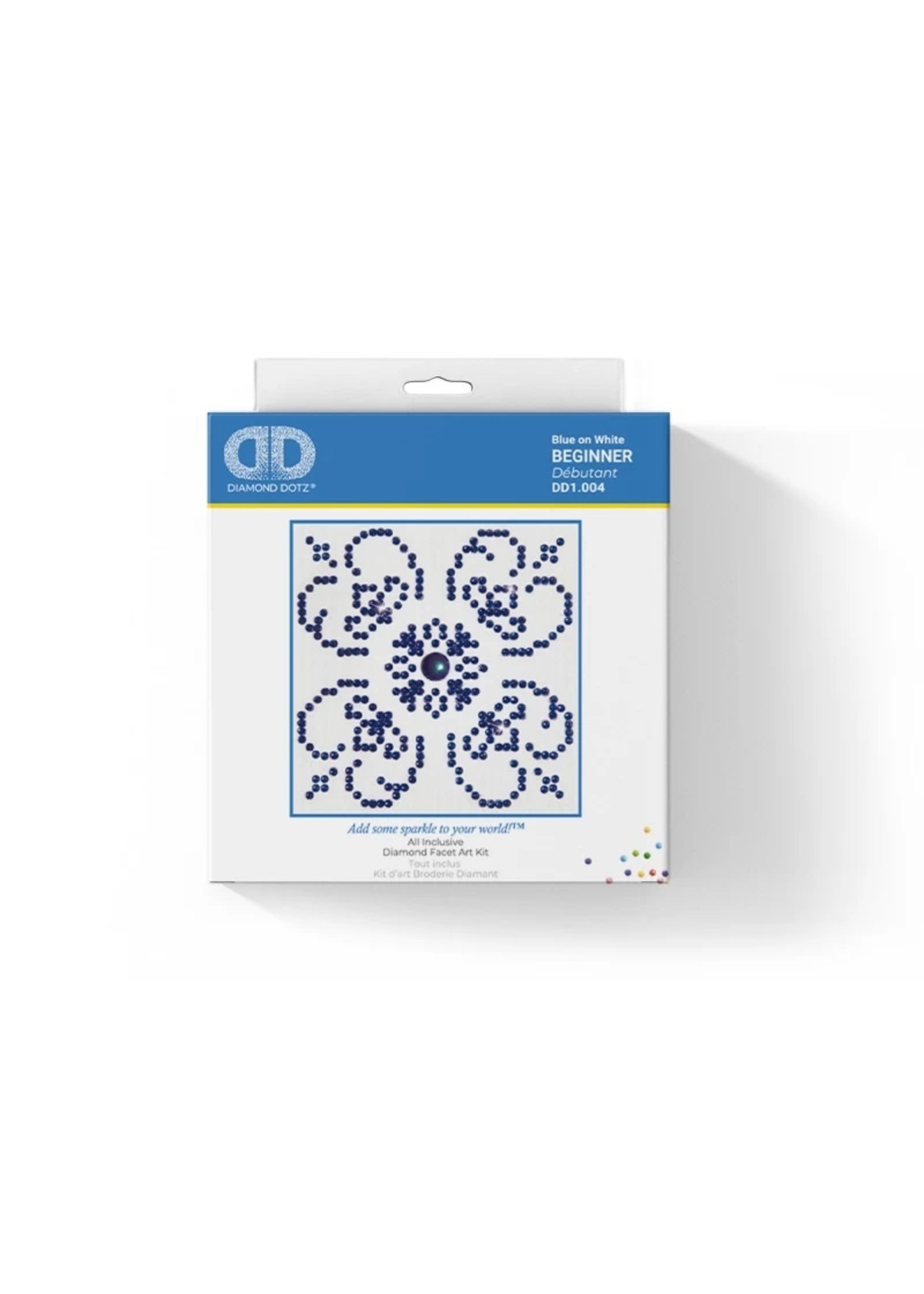 Diamond Dotz Blue on White - Facet Art Kit