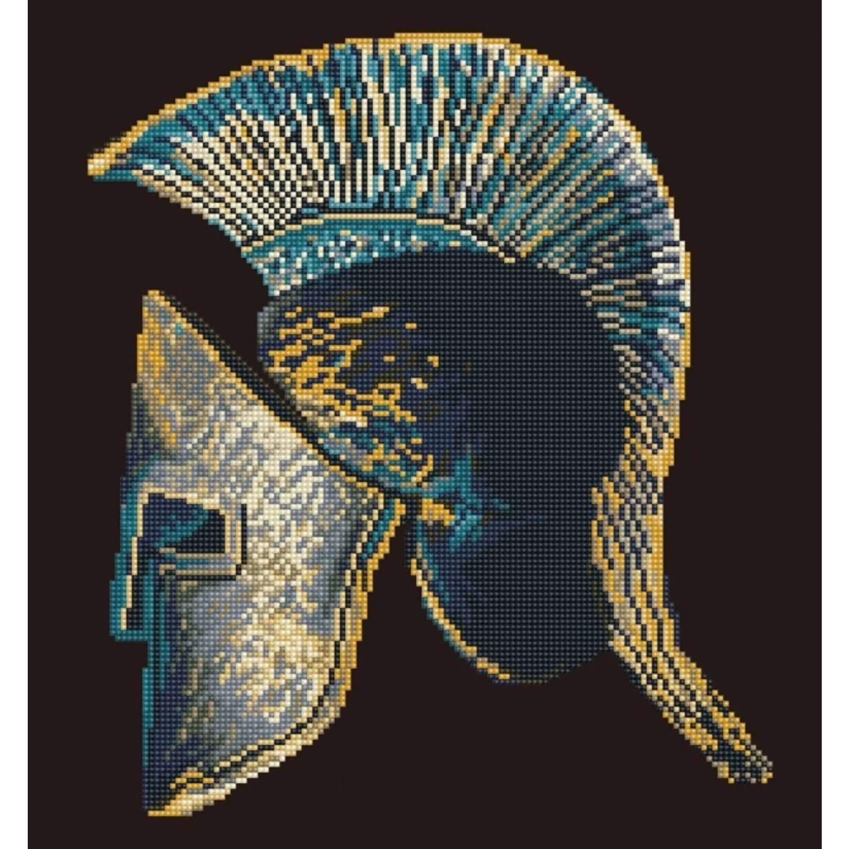 Diamond Dotz Spartan Helmet - Facet Art Kit