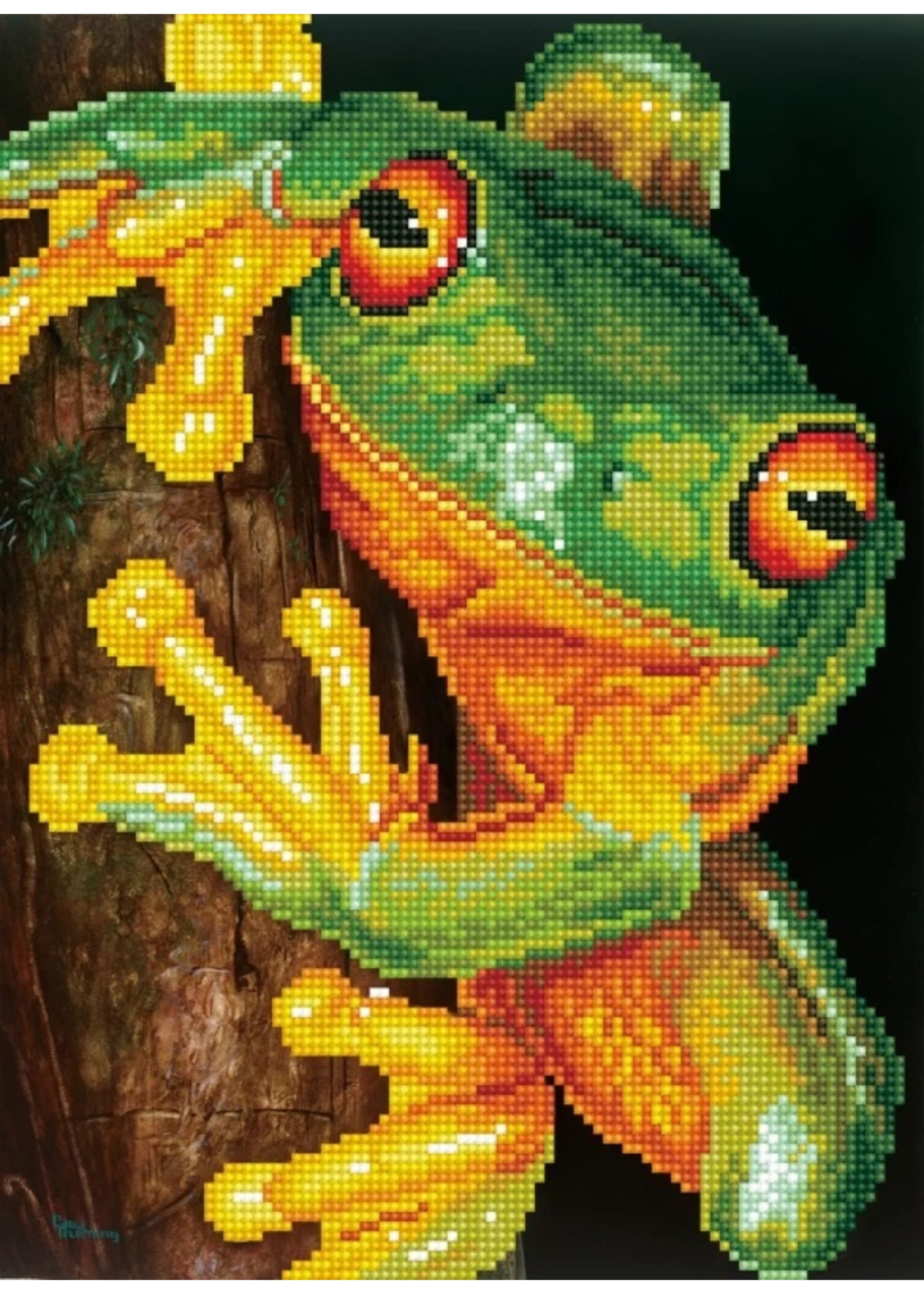 Diamond Dotz Green Tree Frog - Facet Art Kit
