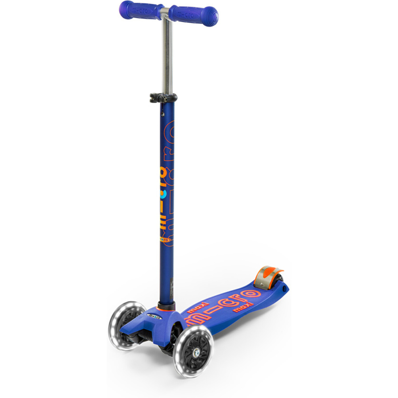 Micro Kickboard Micro Maxi Deluxe LED - Blue
