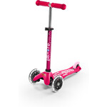 Micro Kickboard Micro Mini Deluxe LED Pink