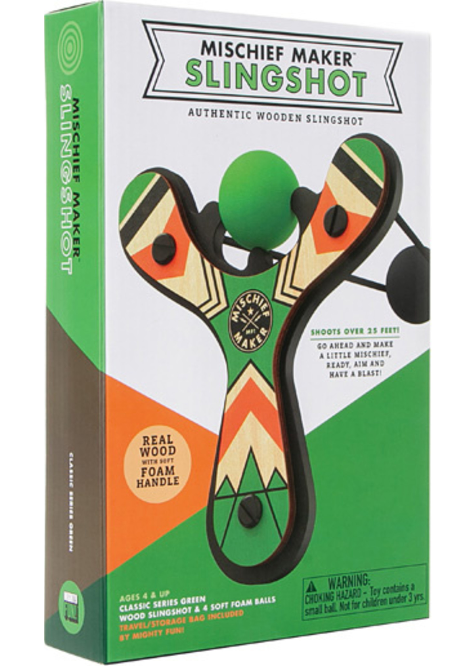 123 Beyond Mischief Maker Slingshot- Classic Green